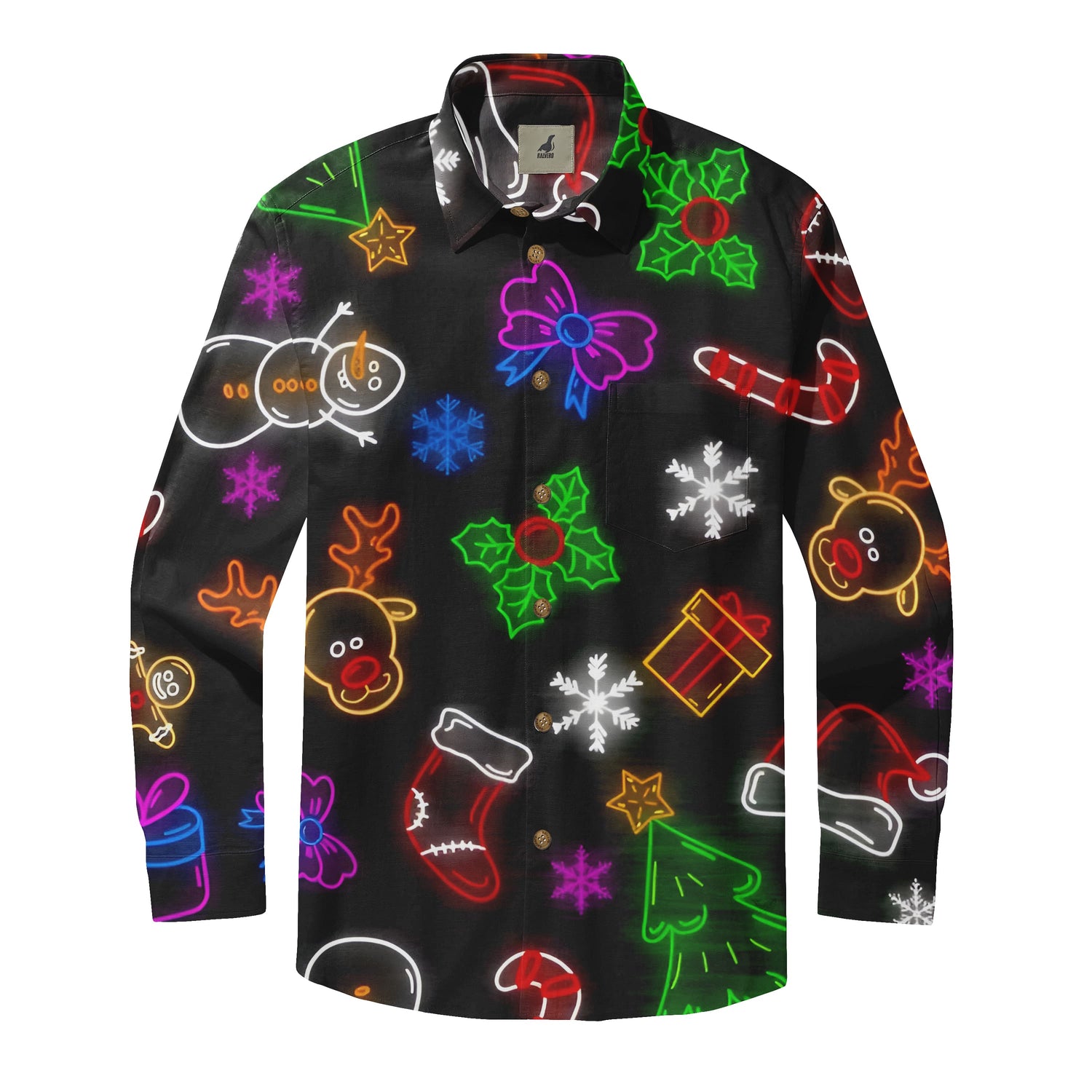 Neon Christmas Long Sleeve Shirts