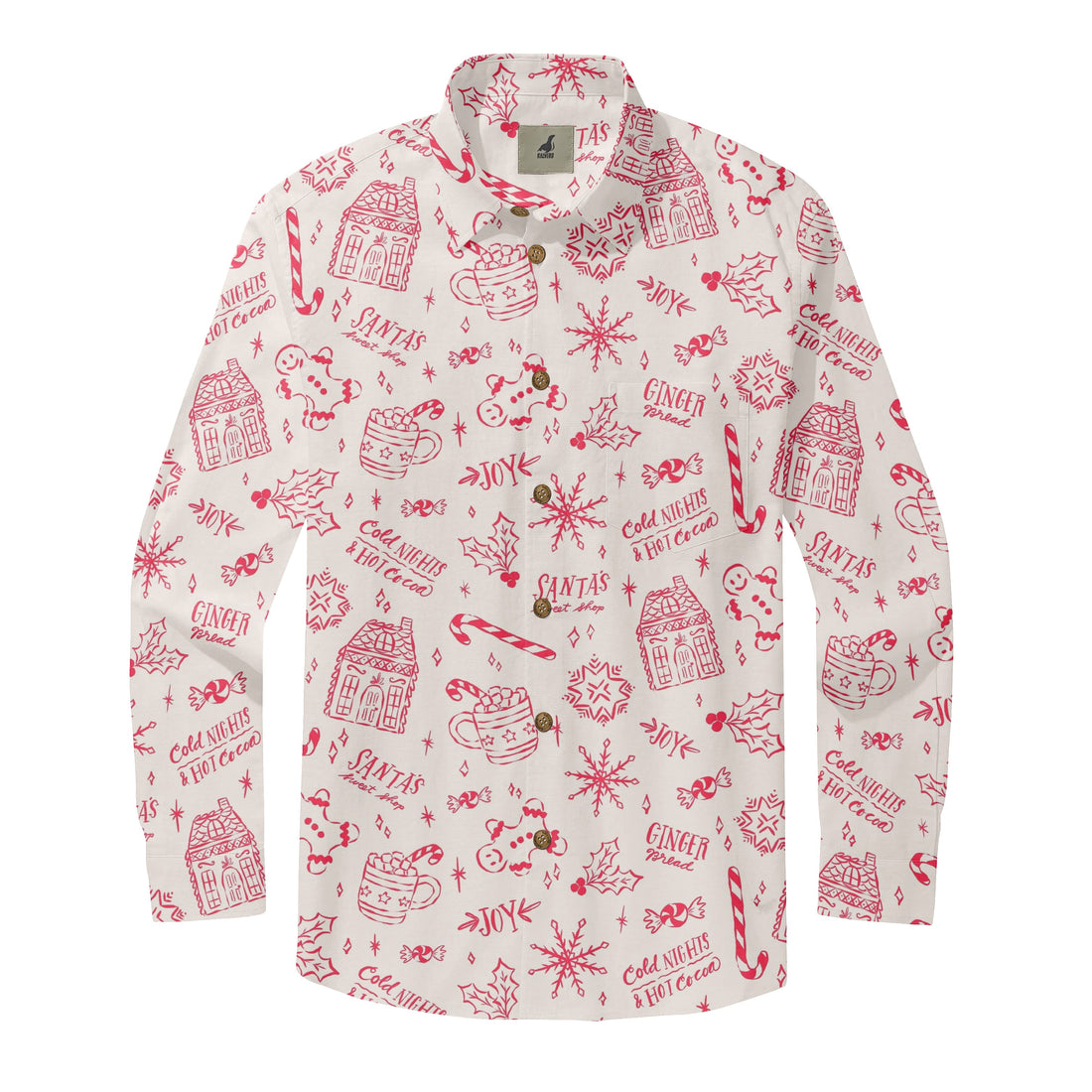 Gingerbread Cocoa Long Sleeve Shirts