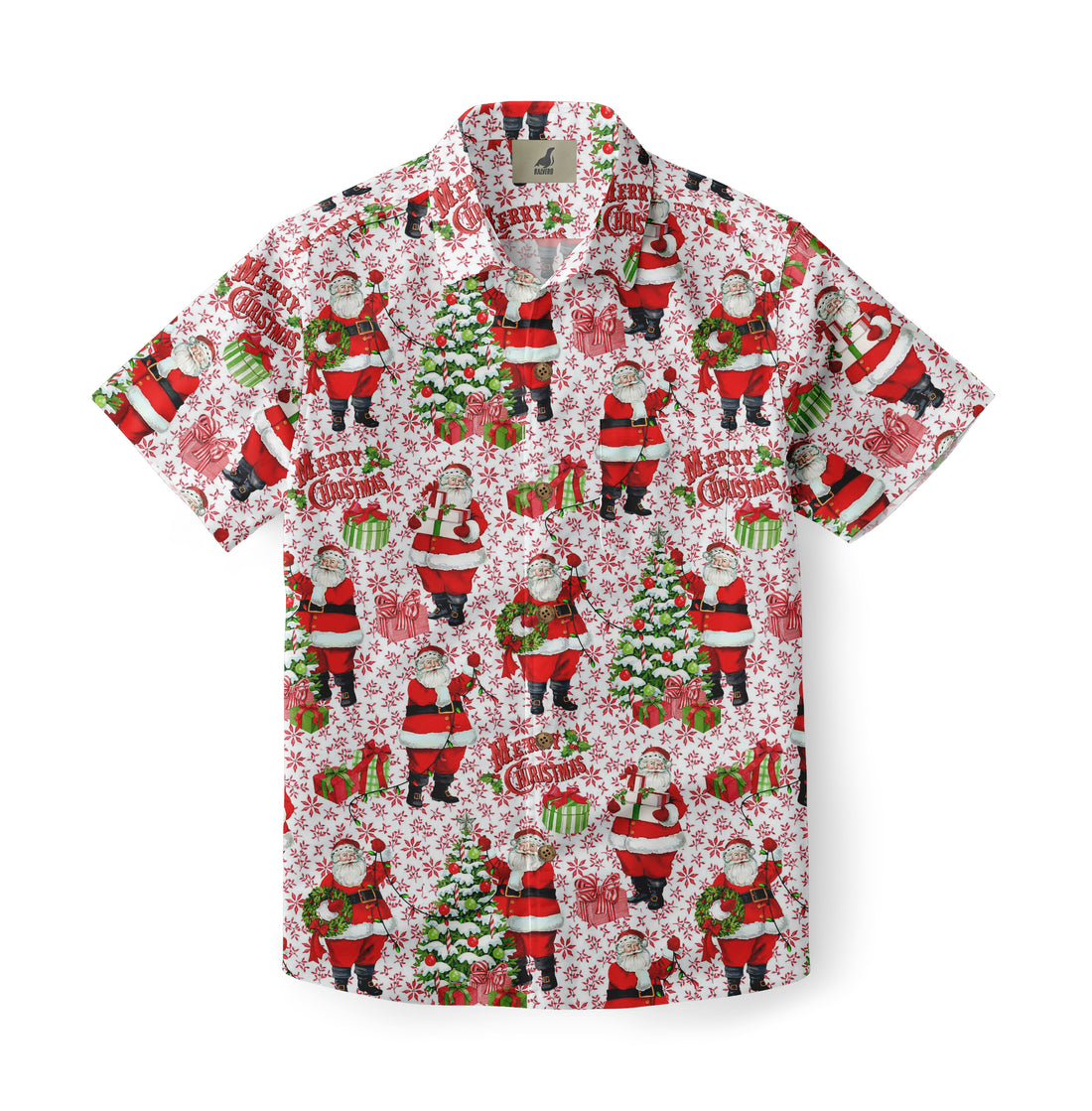 Christmas Santa Aloha Shirt