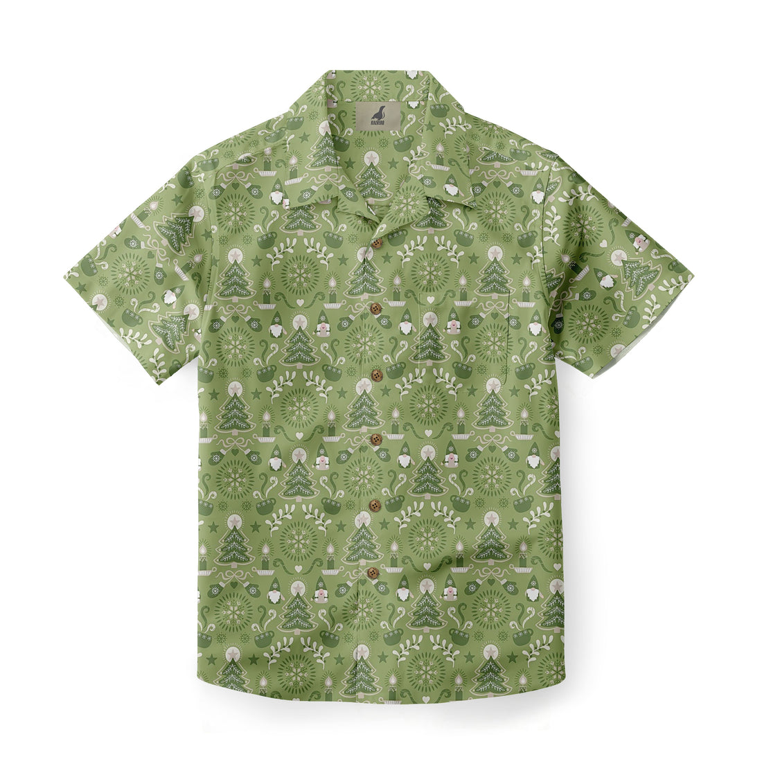 Christmas Candlelight Aloha Shirt