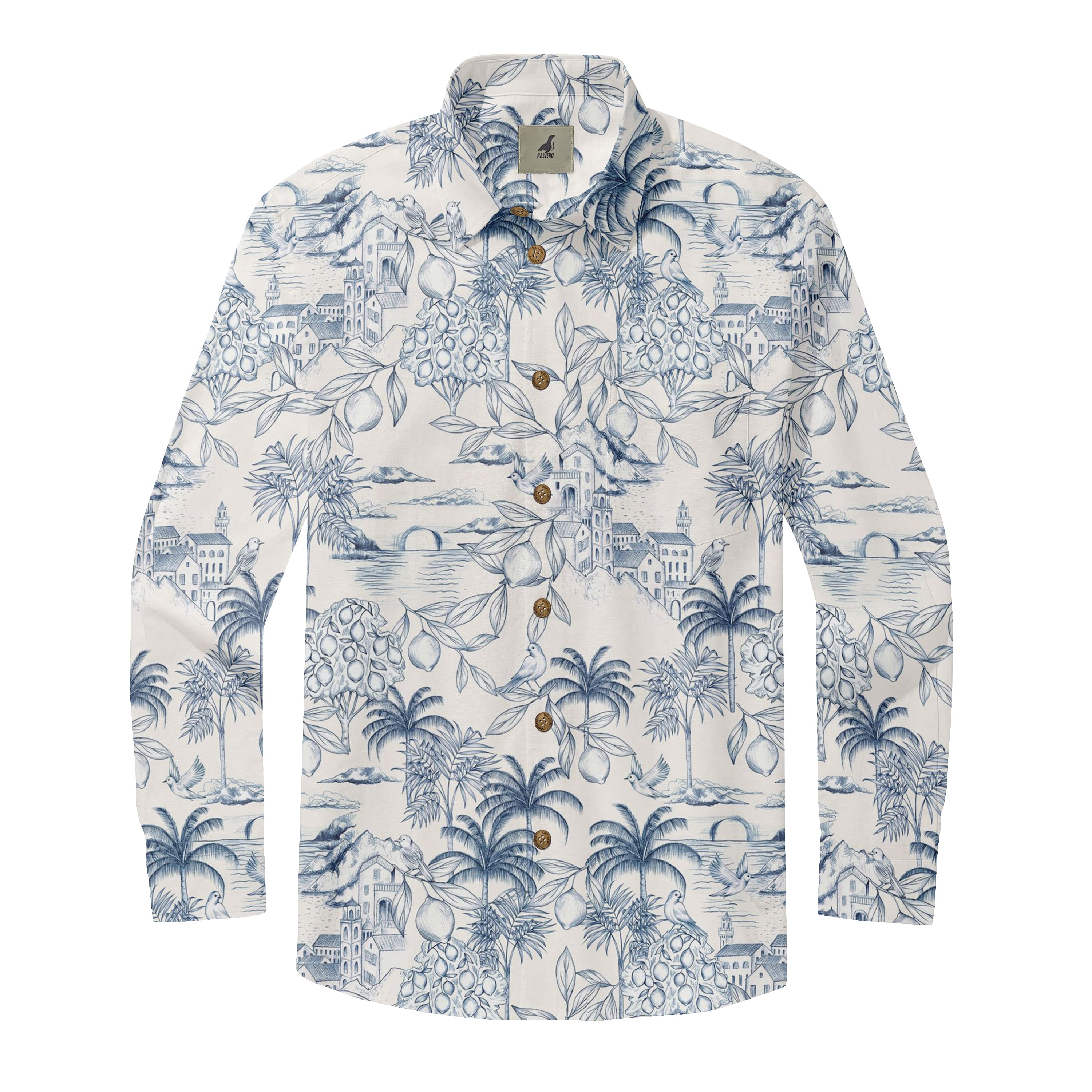 Coastal Village Long Sleeve Shirts