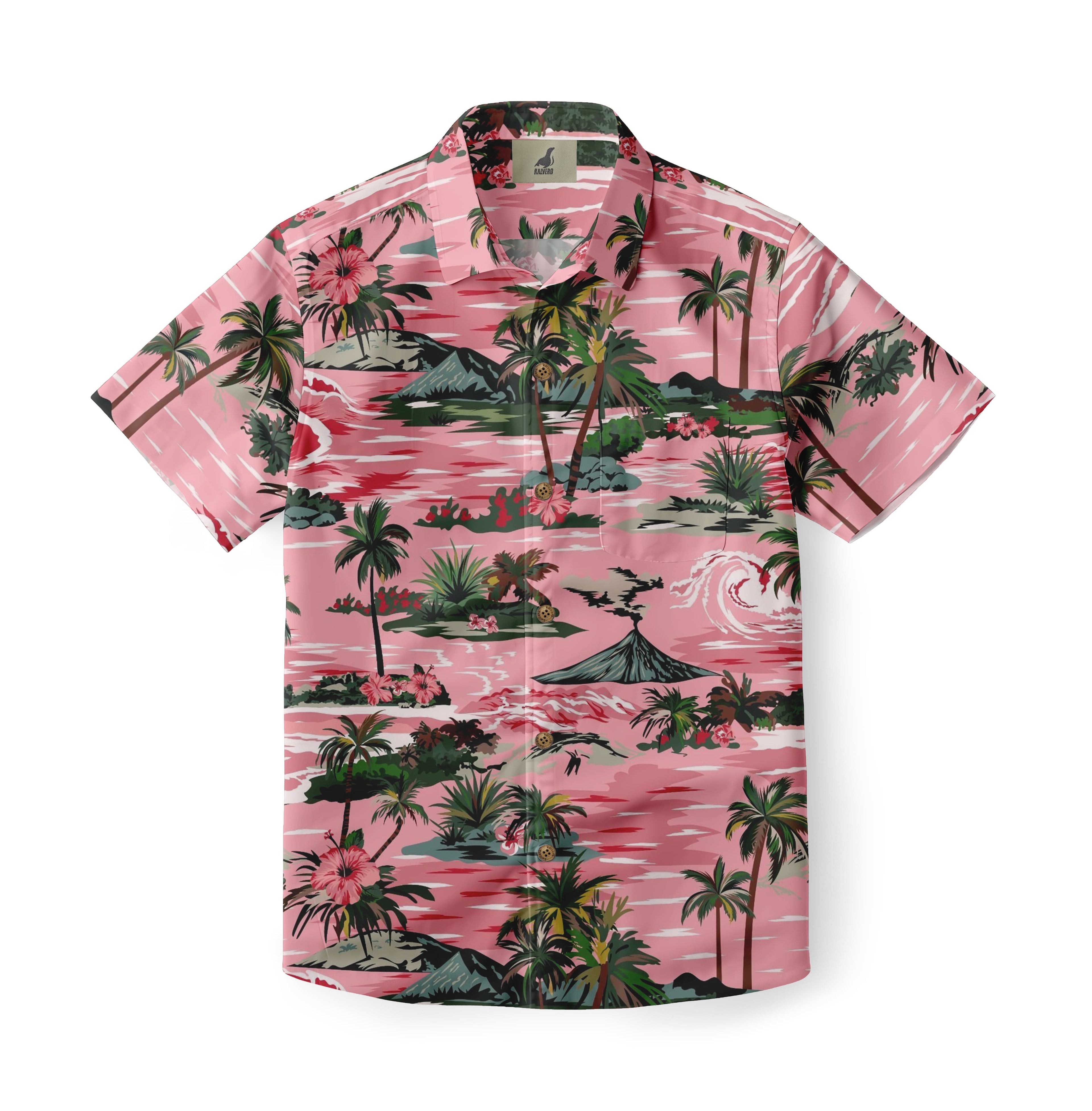 Pink Island Aloha Shirt