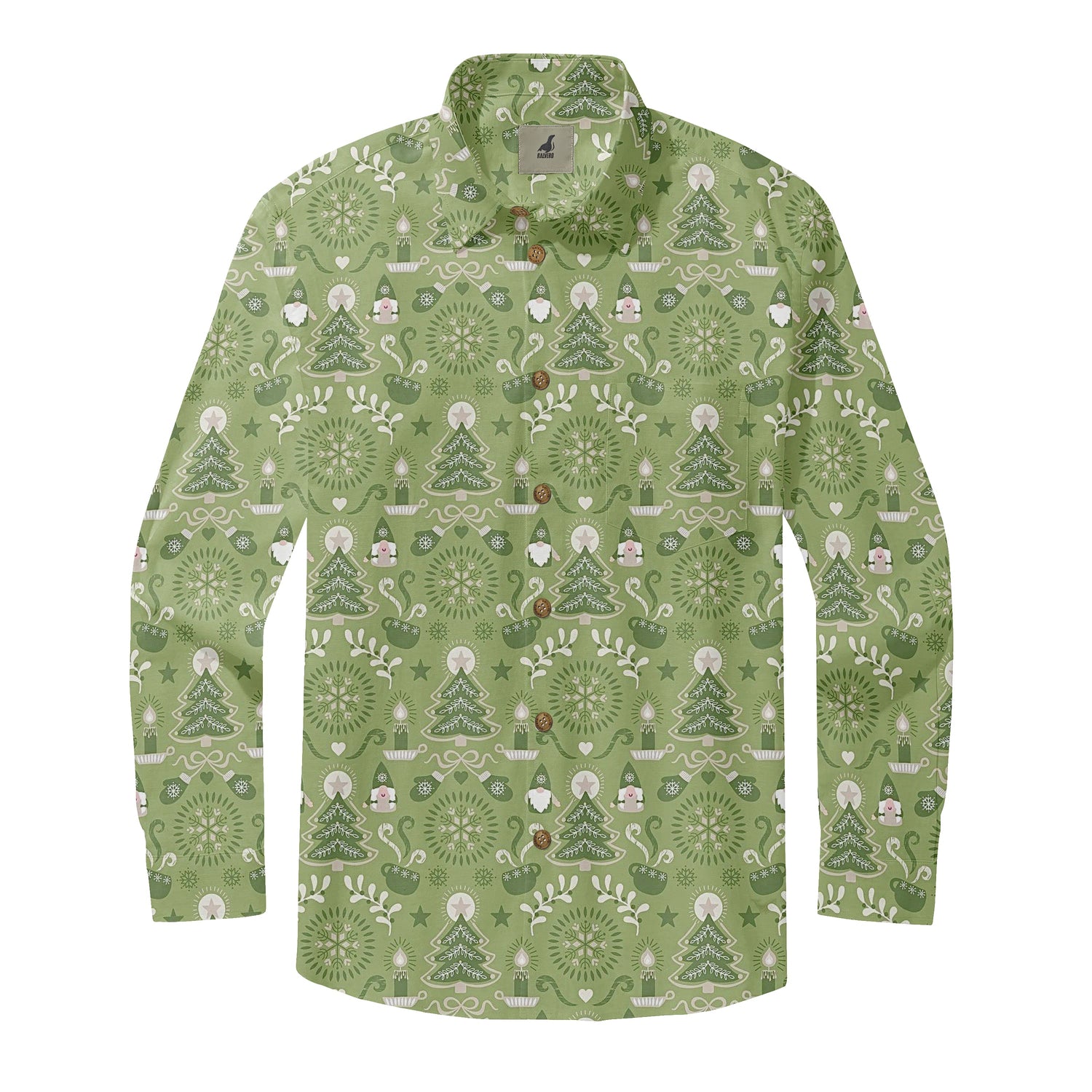 Christmas Candlelight Long Sleeve Shirts