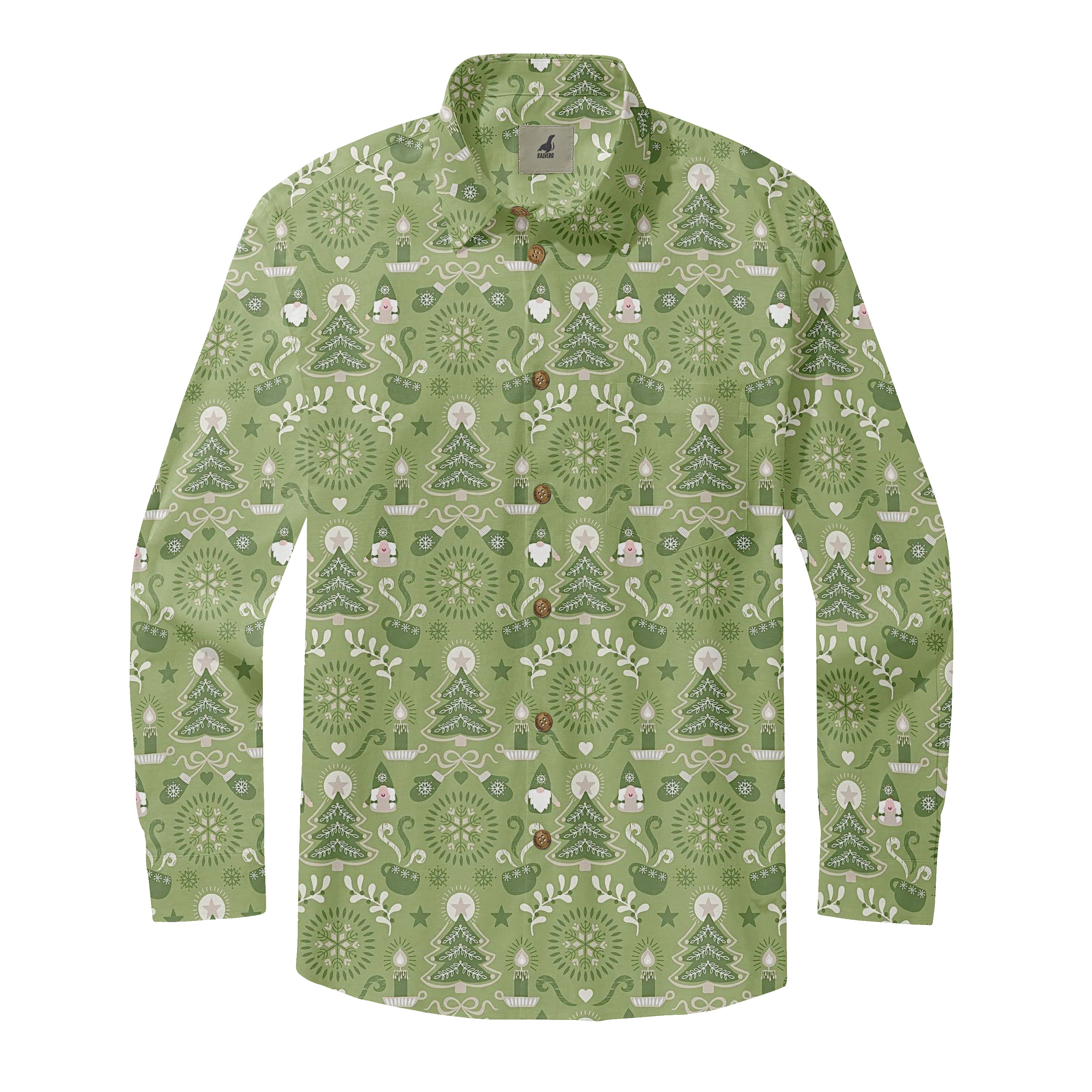 Christmas Candlelight Long Sleeve Shirts