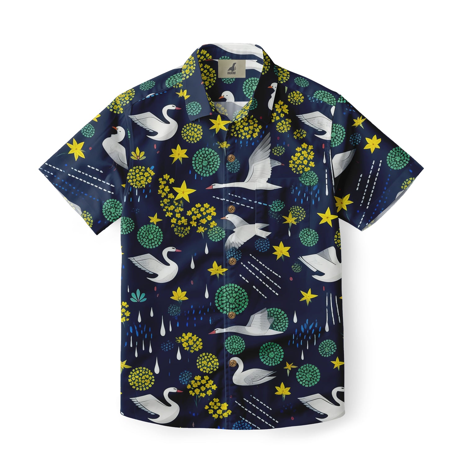 Garden Waterfowl Aloha Shirt