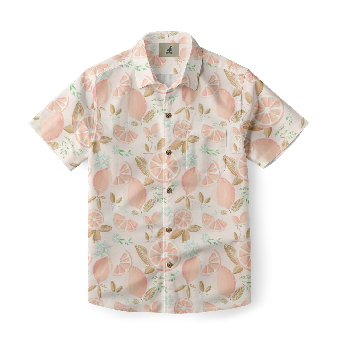 Pink Citrus Hawaiian Shirt