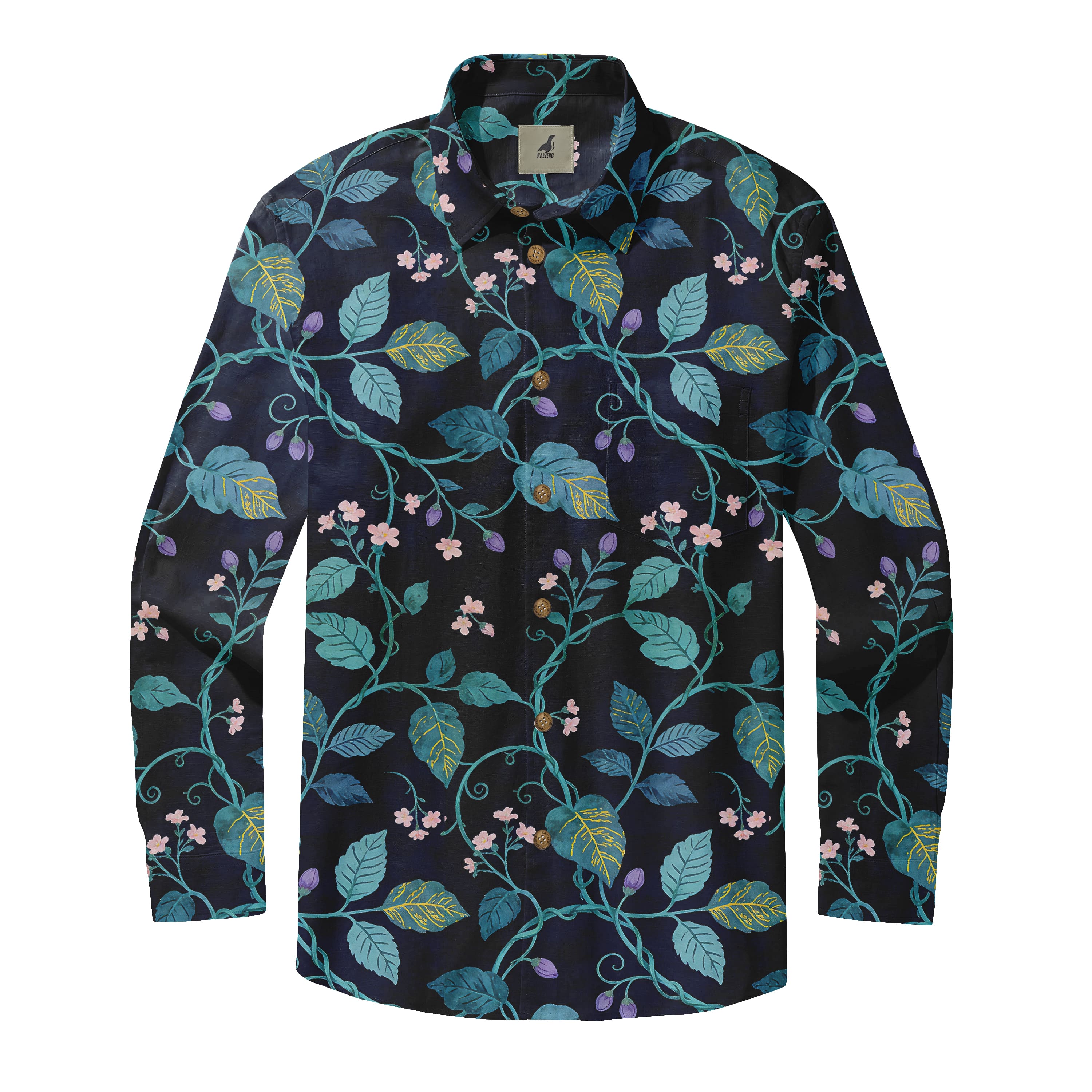 Midnight Vine Long Sleeve Shirts