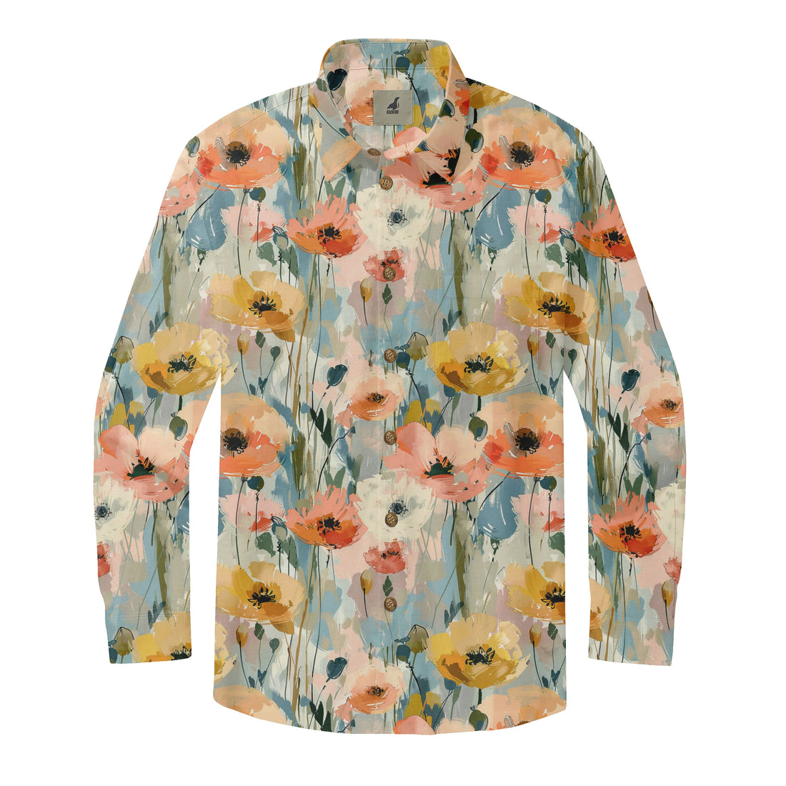 Floral Watercolor Long Sleeve Shirts