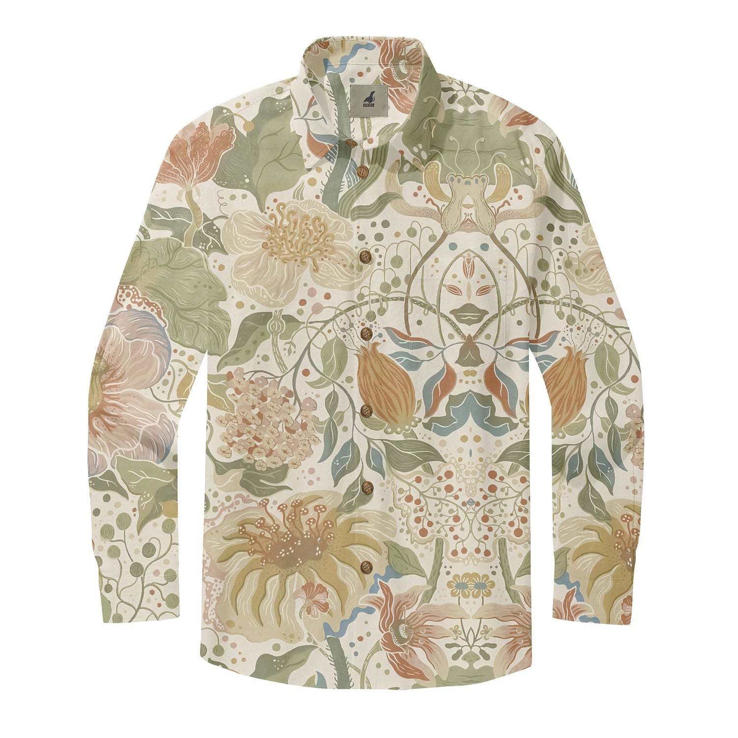 Nouveau Floral Long Sleeve Shirts