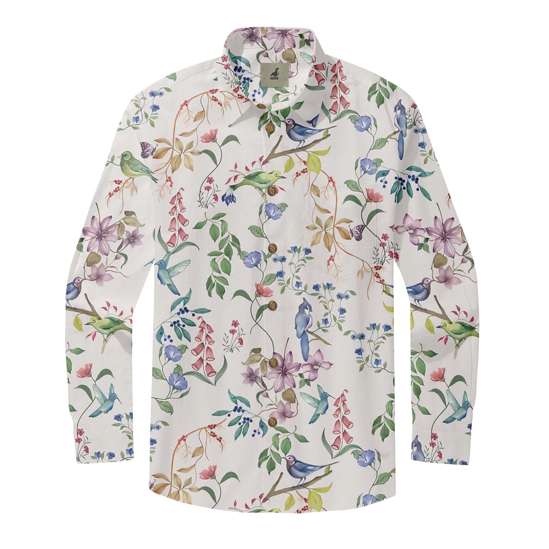 Bird Garden Long Sleeve Shirts