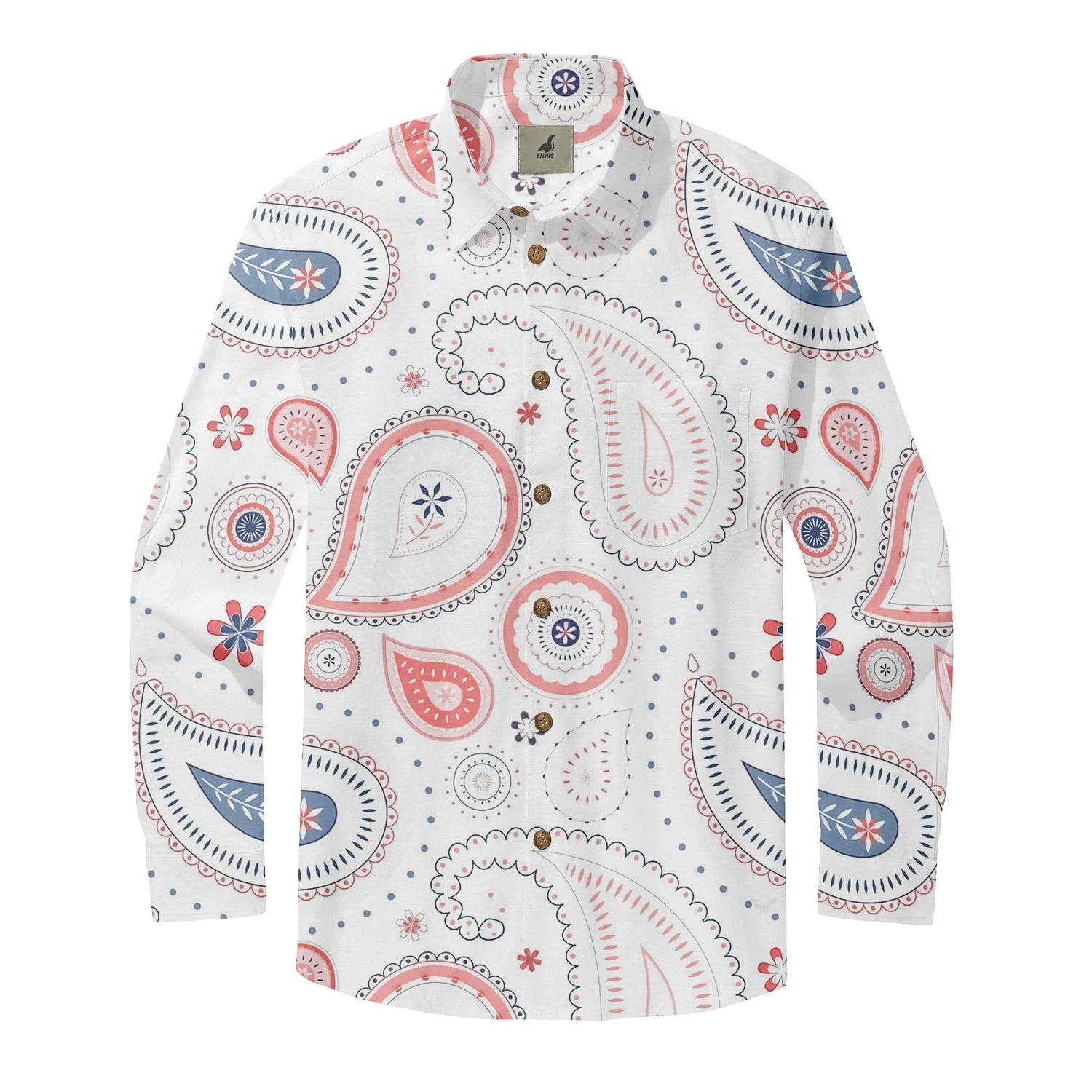 Bohemian Paisley Long Sleeve Shirts