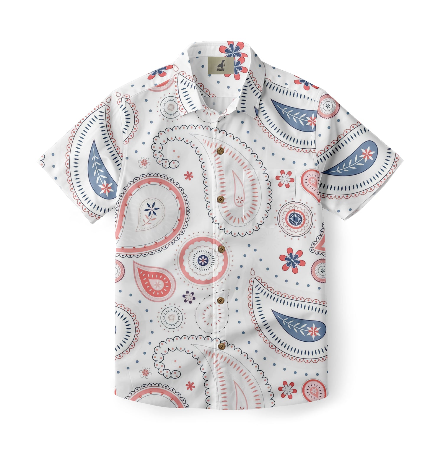 Bohemian Paisley Hawaiian Shirt