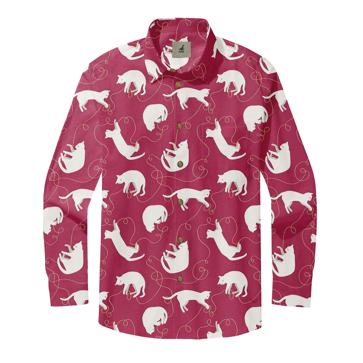 Playful Cats Long Sleeve Shirt