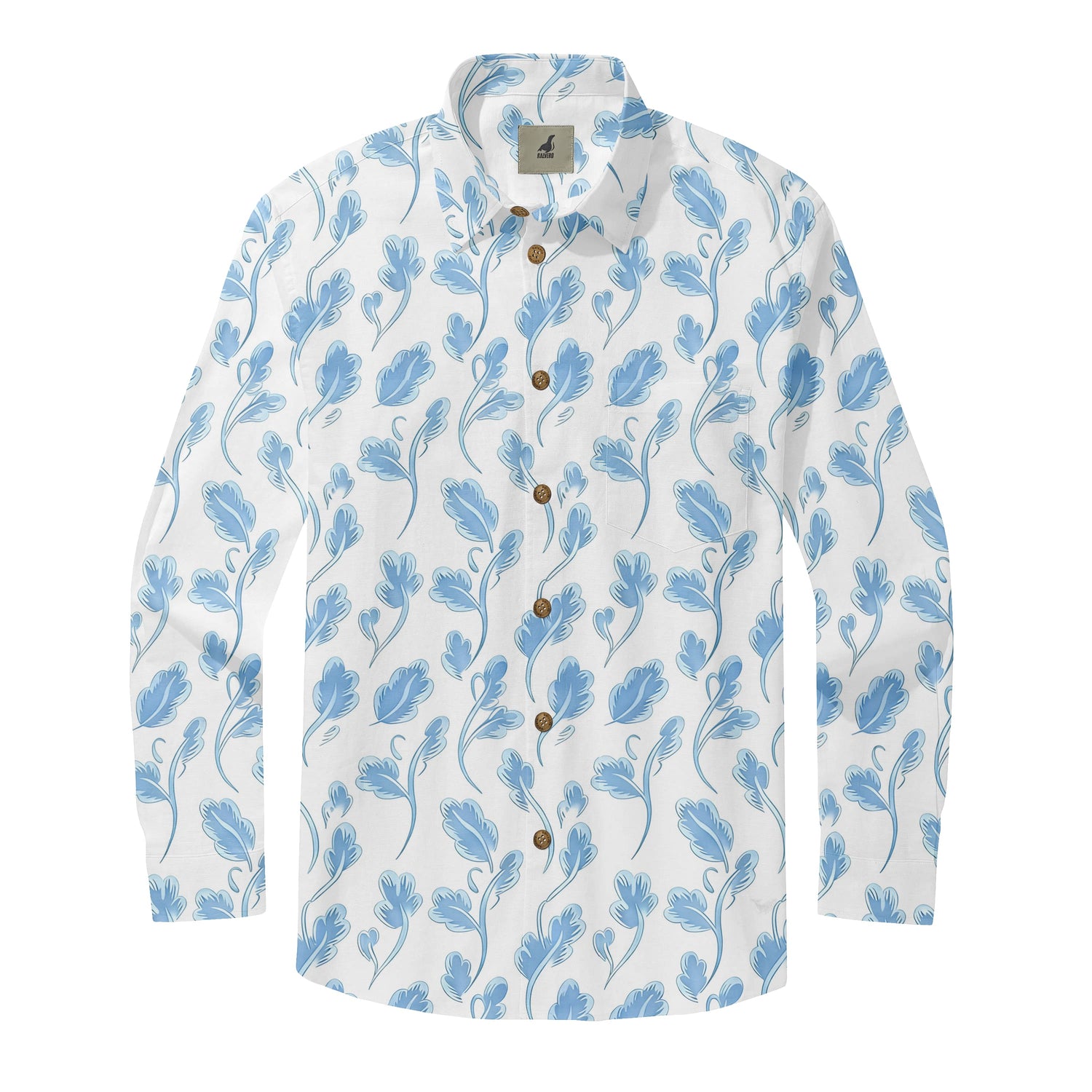 Blue Vine Long Sleeve Shirt