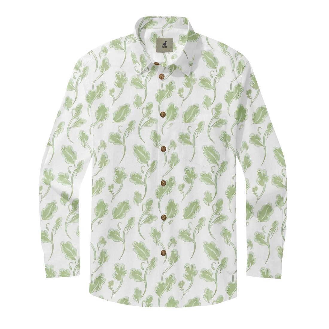 Green Vine Long Sleeve Shirts