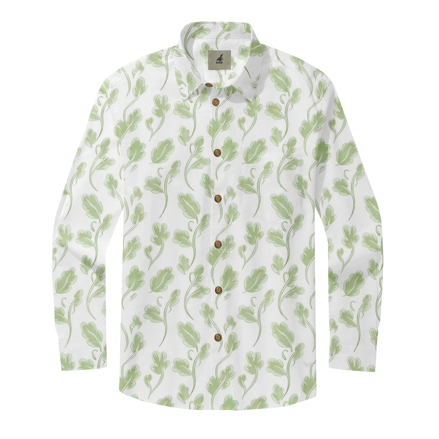 Green Vine Long Sleeve Shirts