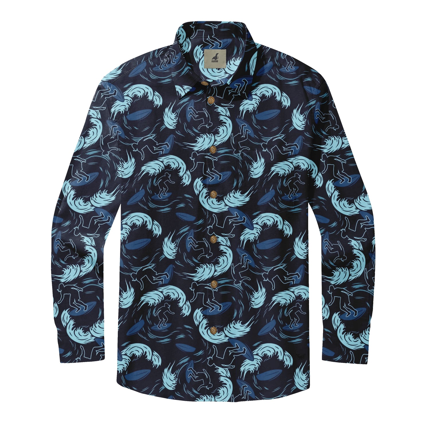 Midnight Wave Long Sleeve Shirt