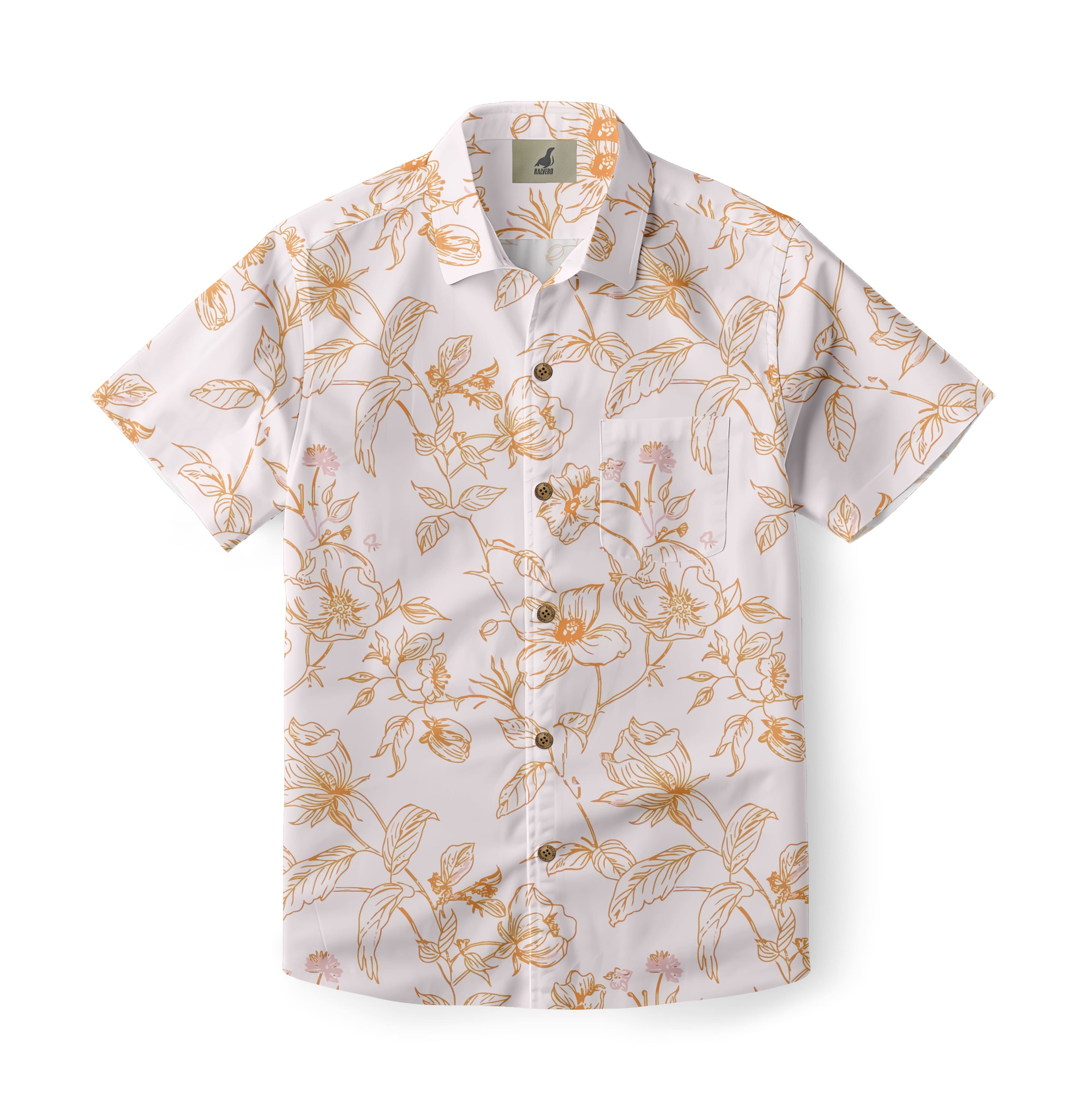 Sunset Floral Hawaiian Shirt