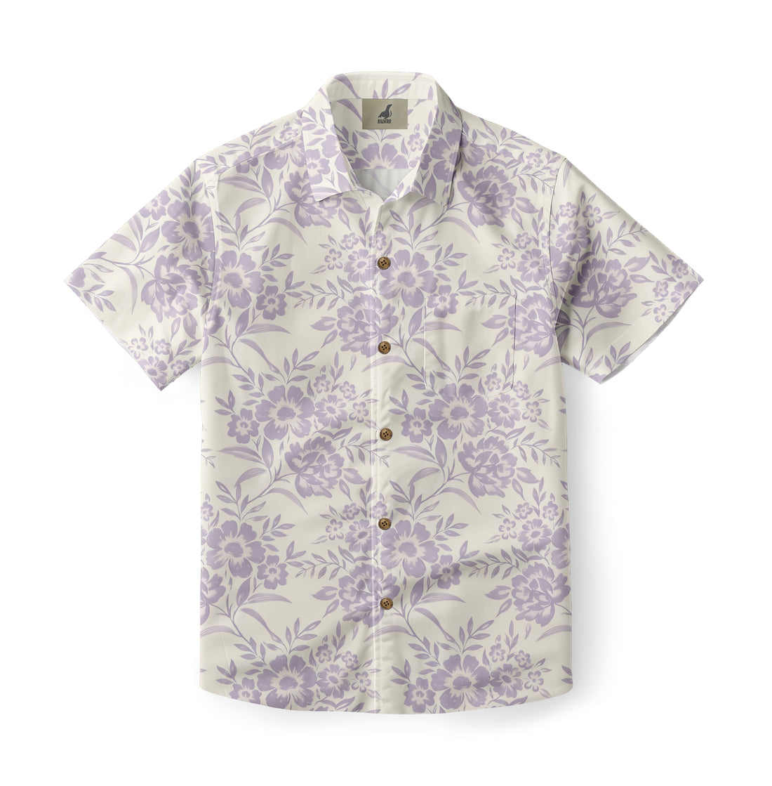 Lavender Blossom Aloha Shirt