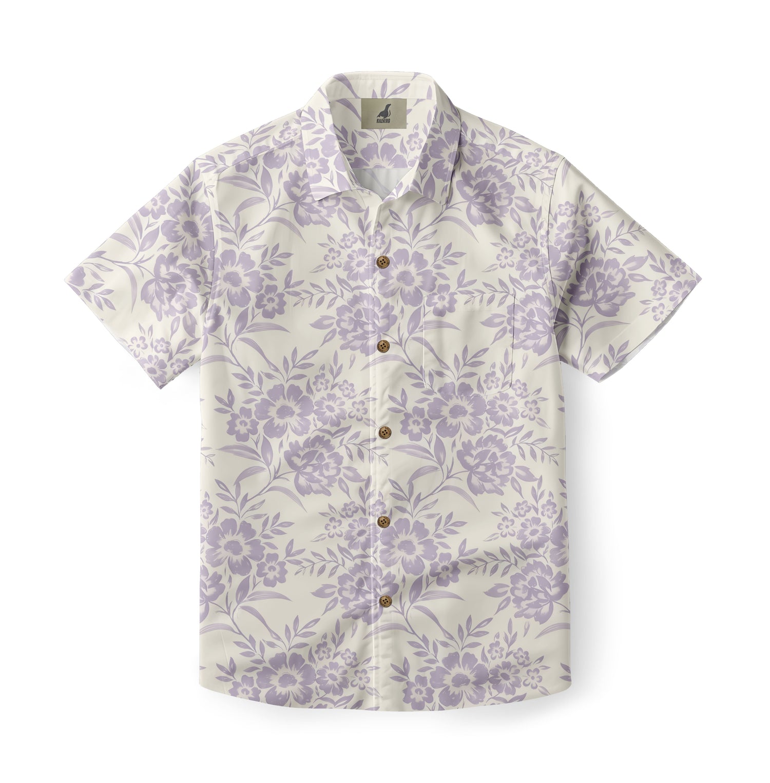 Lavender Blossom Aloha Shirt