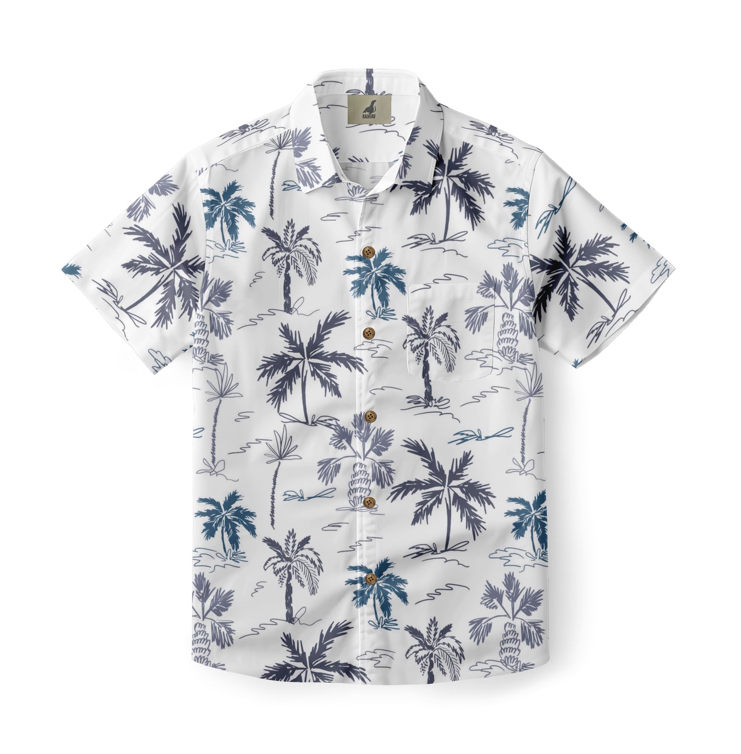 Sketch Palm Hawaiian Shirt
