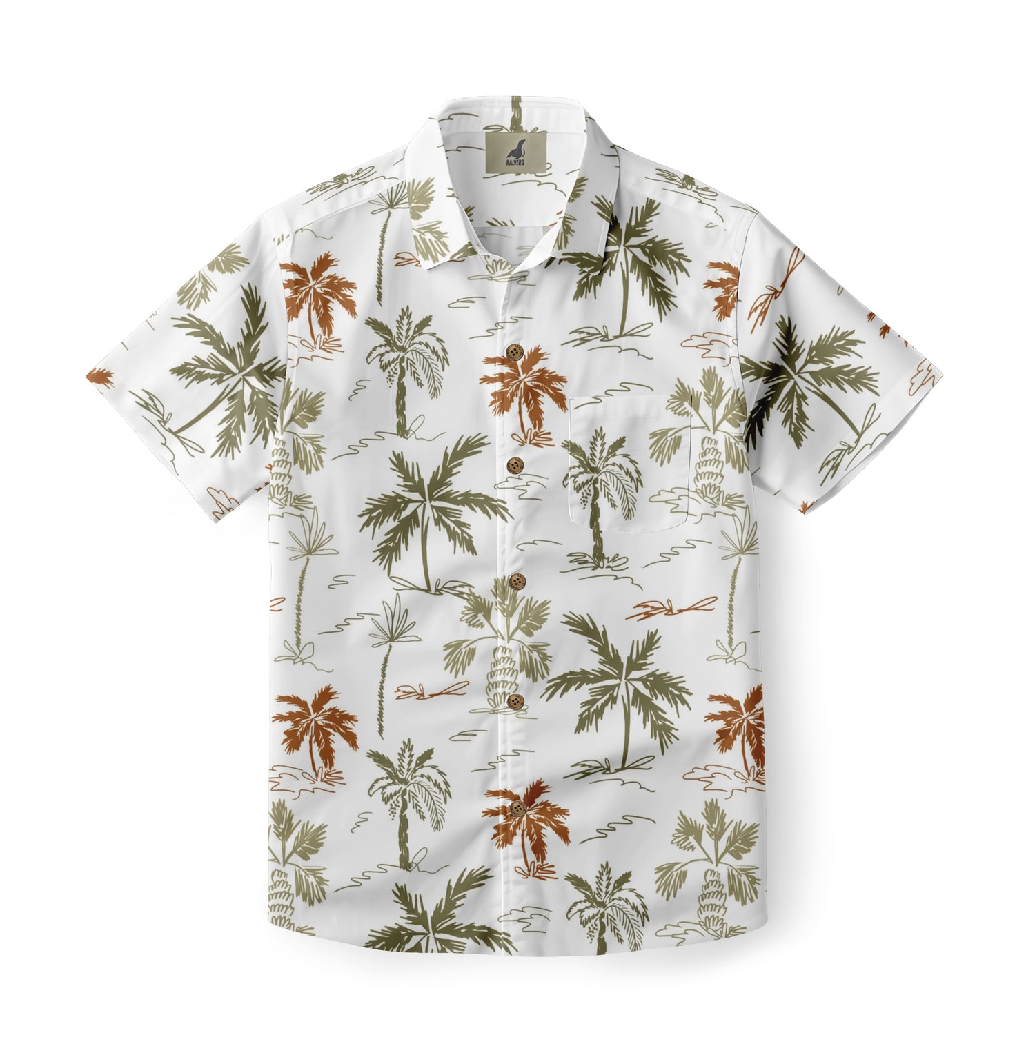 Tone Palm Hawaiian Shirt