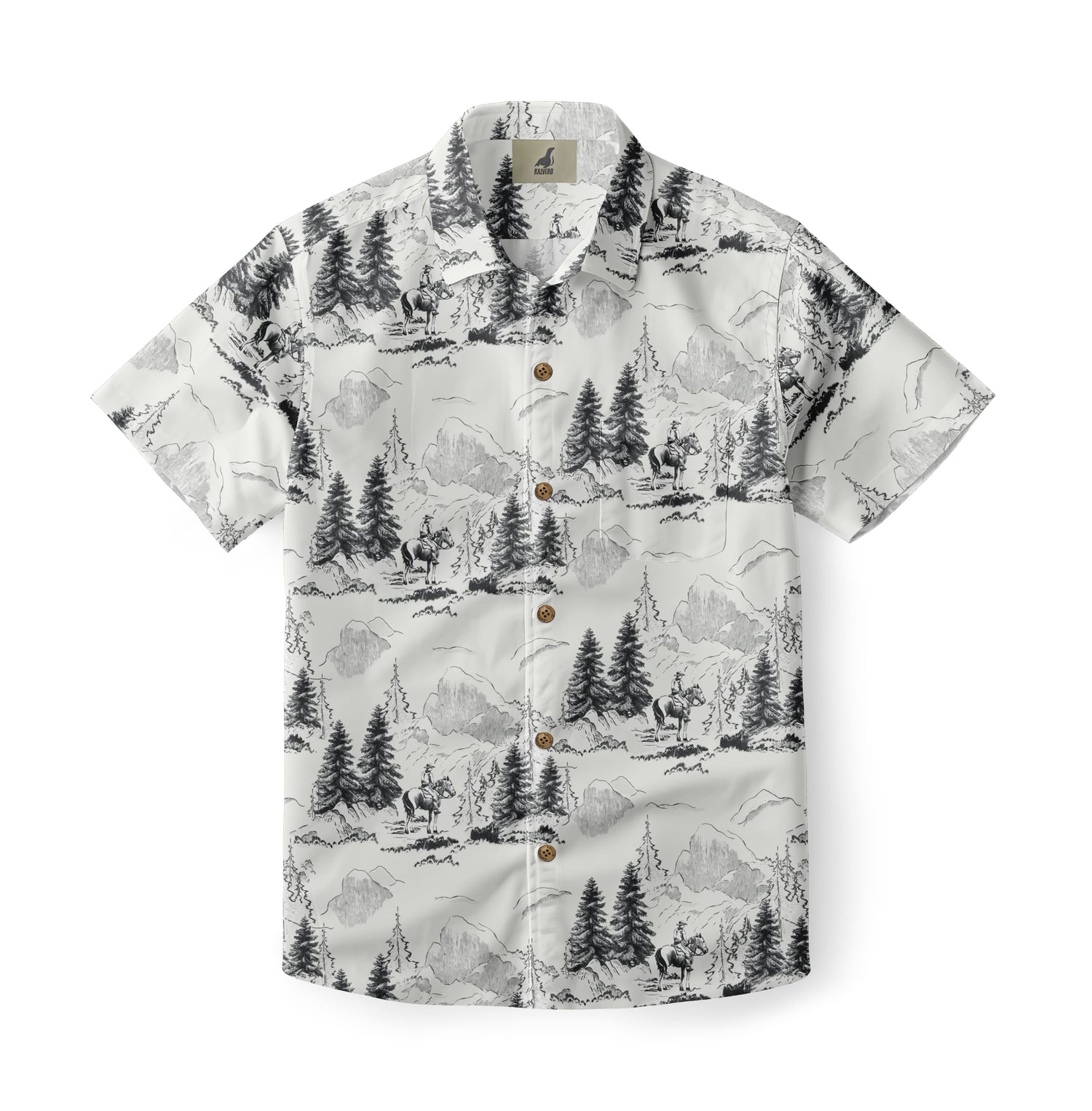 Mountain Forest Aloha Shirt