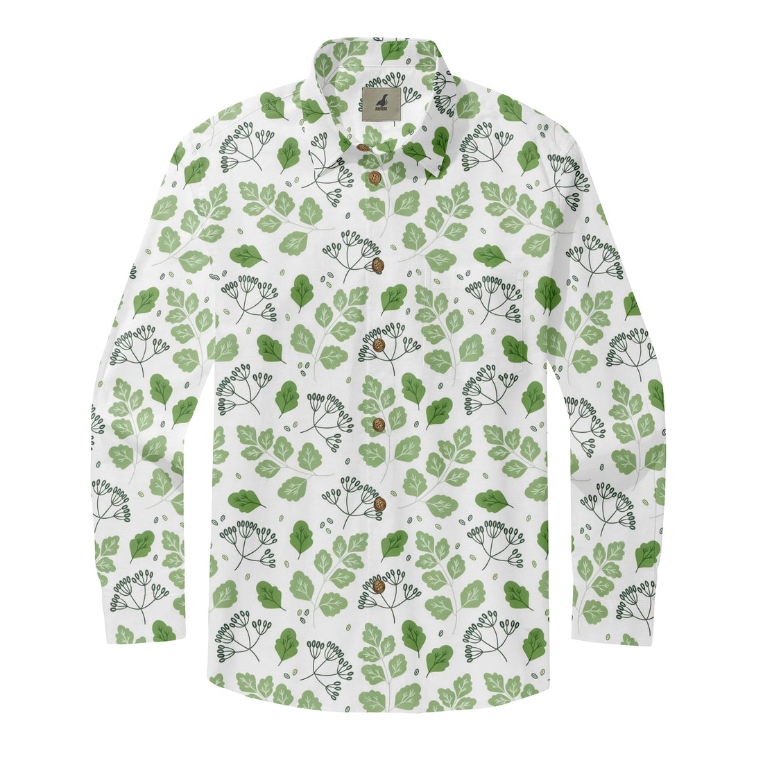 Green Herb Long Sleeve Shirt