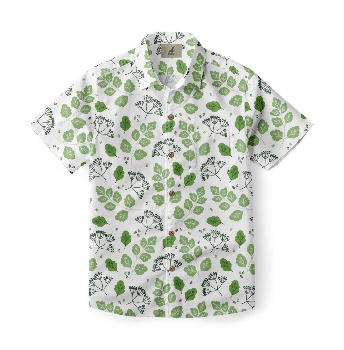 Green Herb Aloha Shirt