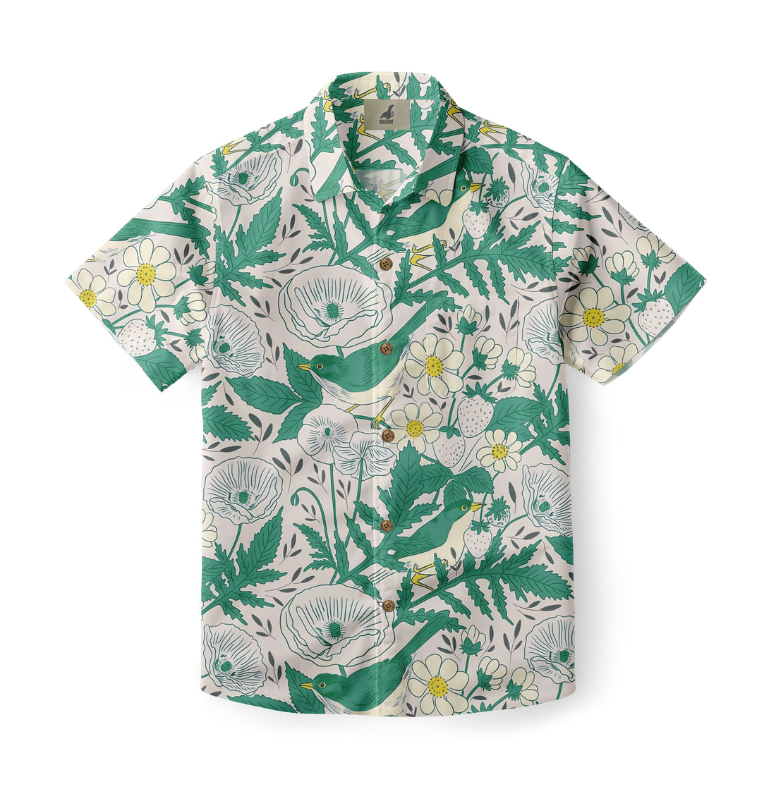 Songbird Blossom Aloha Shirt