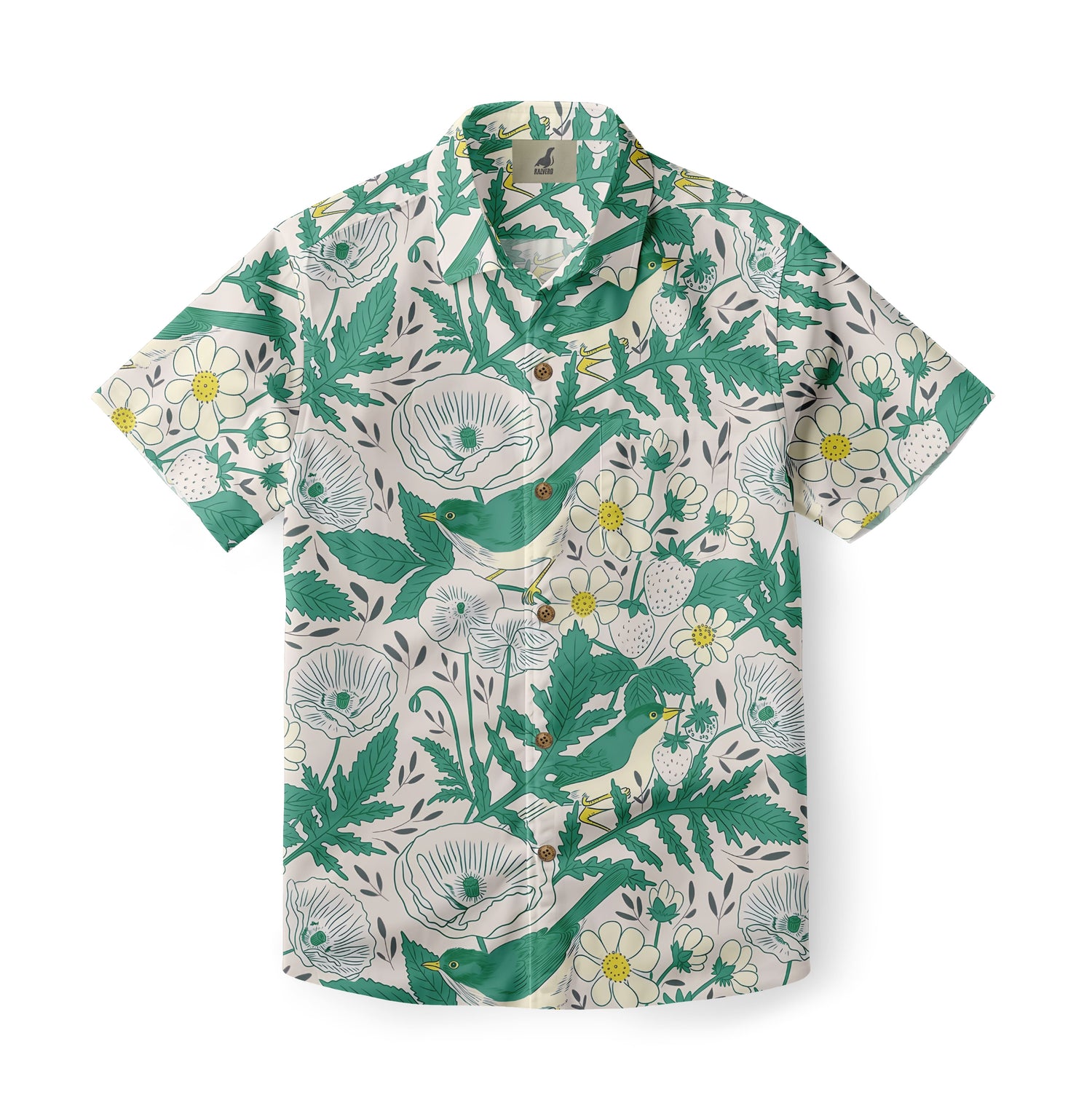 Songbird Blossom Aloha Shirt