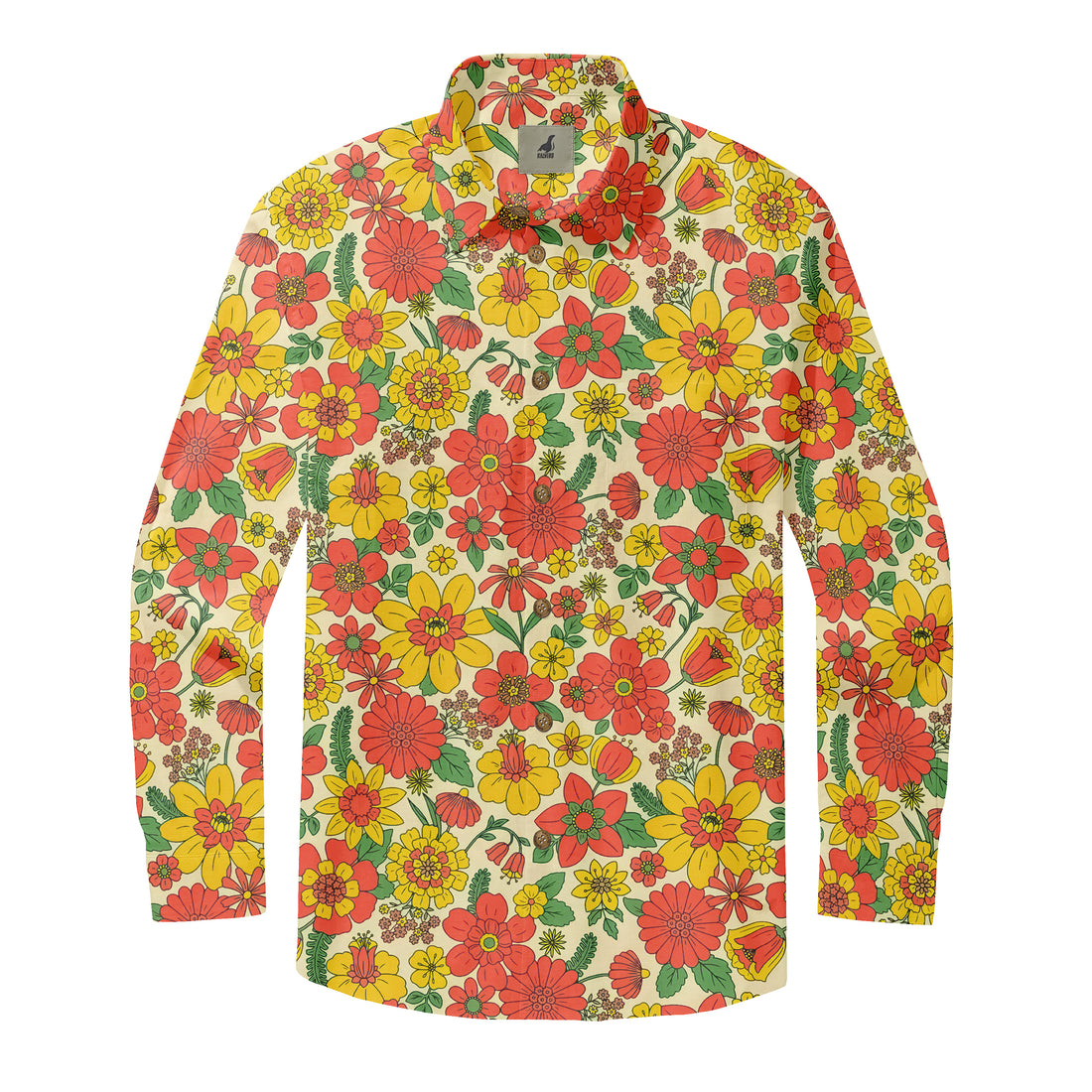 Groovy Floral Long Sleeve Shirt