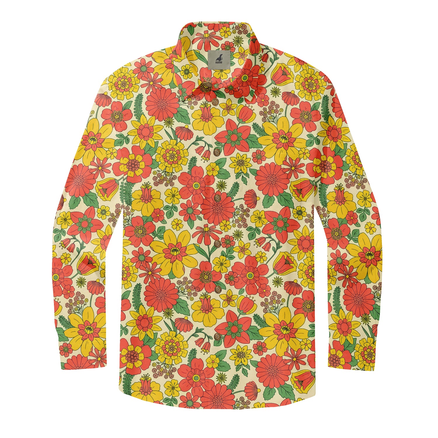 Groovy Floral Long Sleeve Shirt
