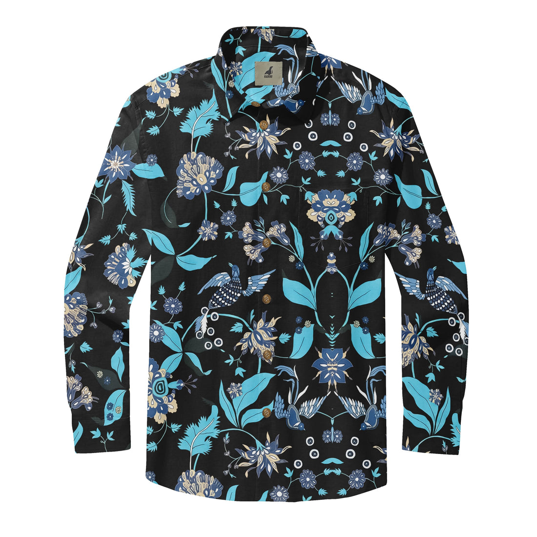 Folk Bird Long Sleeve Shirt