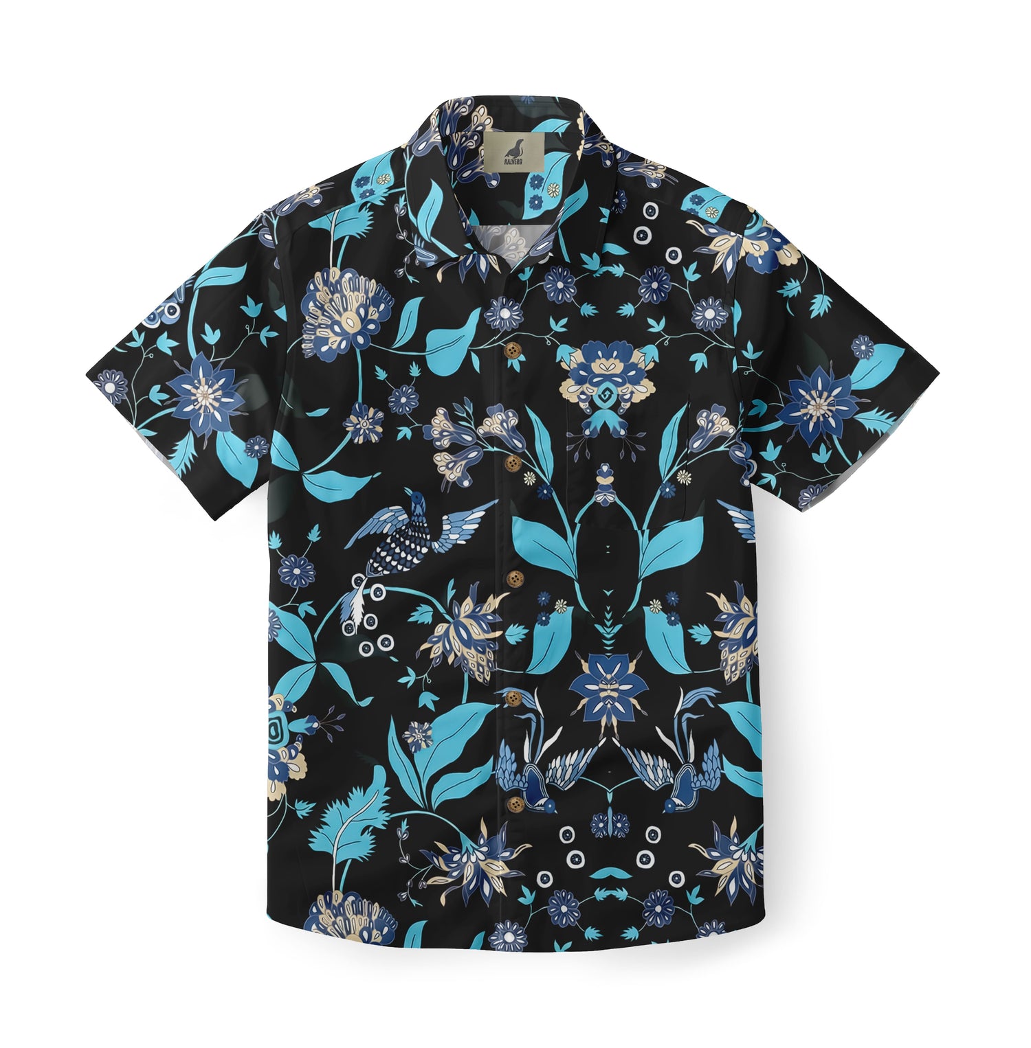 Folk Bird Aloha Shirt
