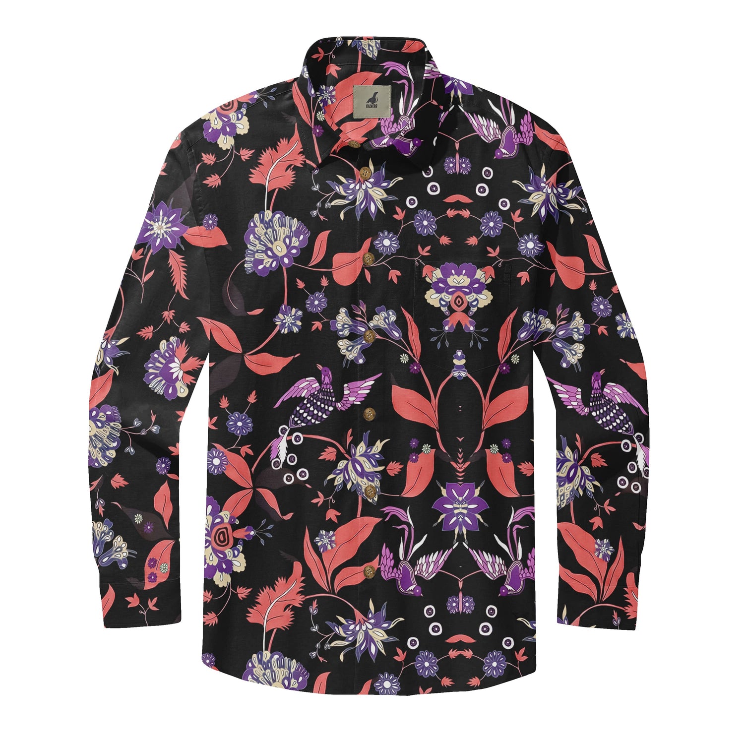 Art Damask Long Sleeve Shirt