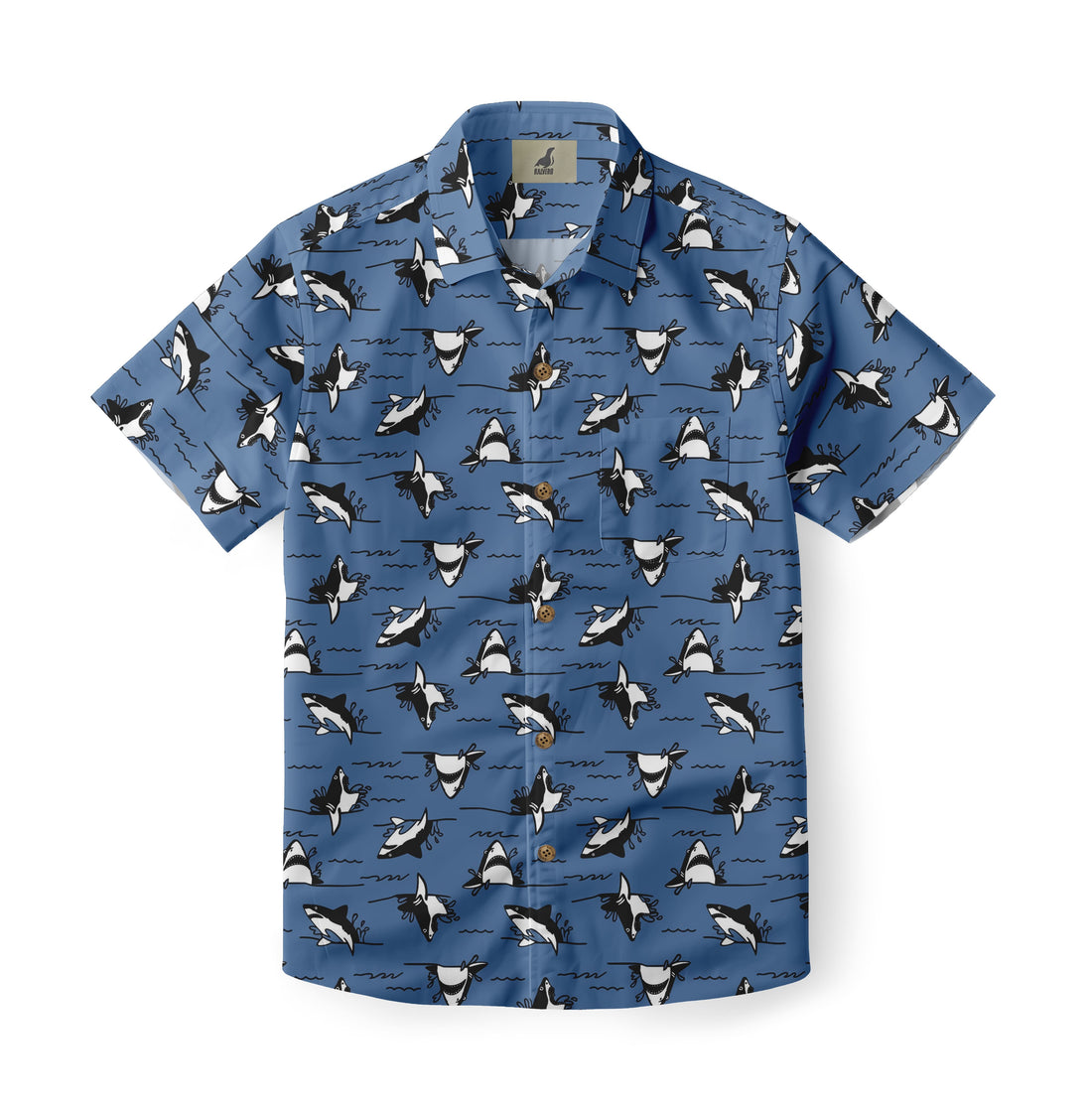 White Shark Hawaiian Shirt