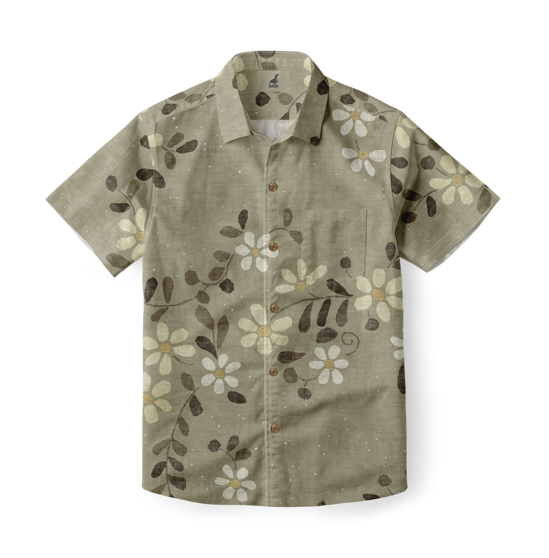 Olive Daisy Hawaiian Shirt