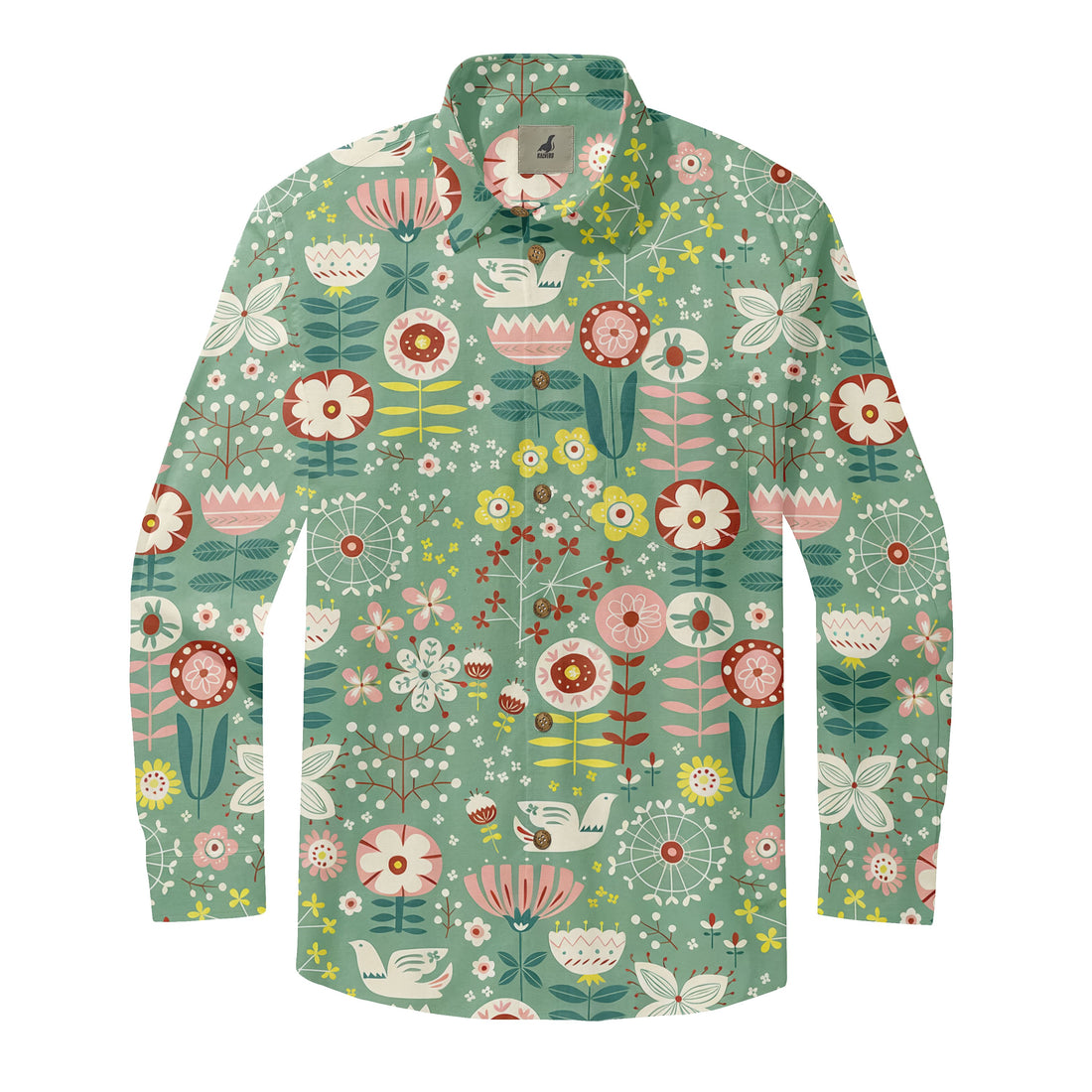 Folk Garden Long Sleeve Shirt
