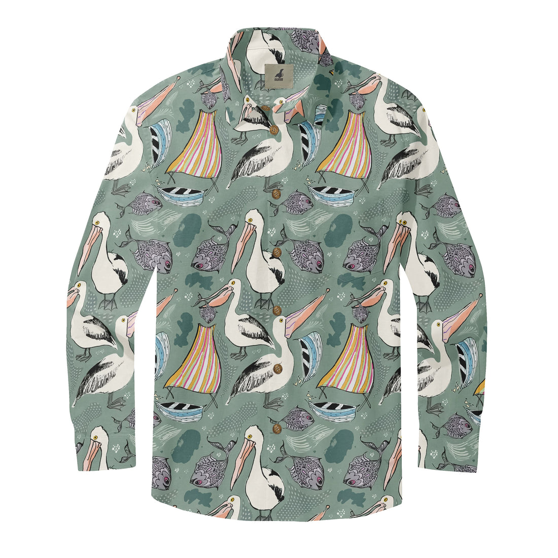 Pelican Sketch Long Sleeve Shirt
