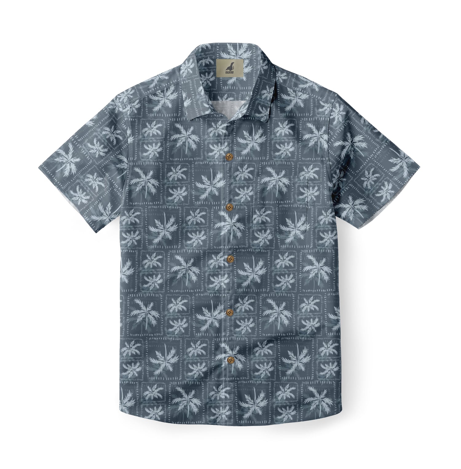 Palm Print Aloha Shirt