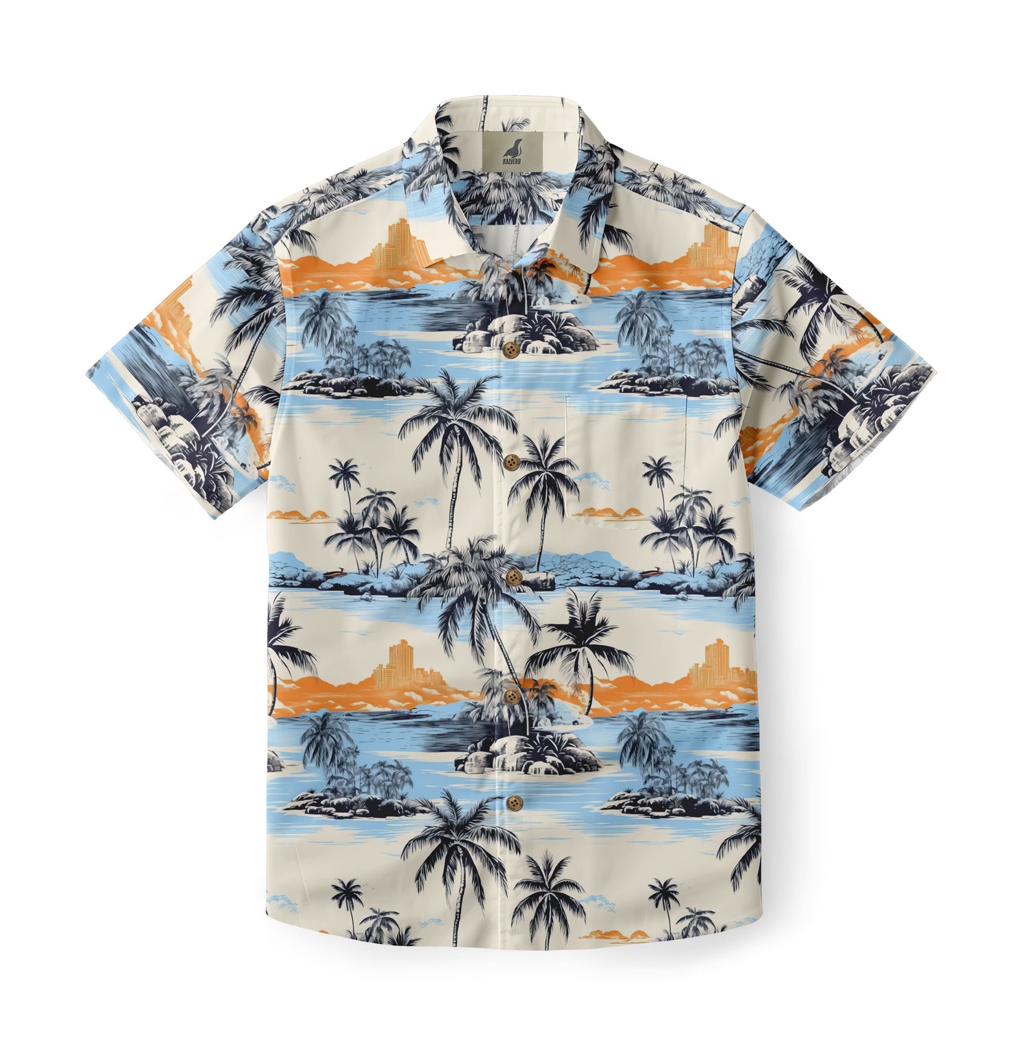 Sunset Palm Aloha Shirt