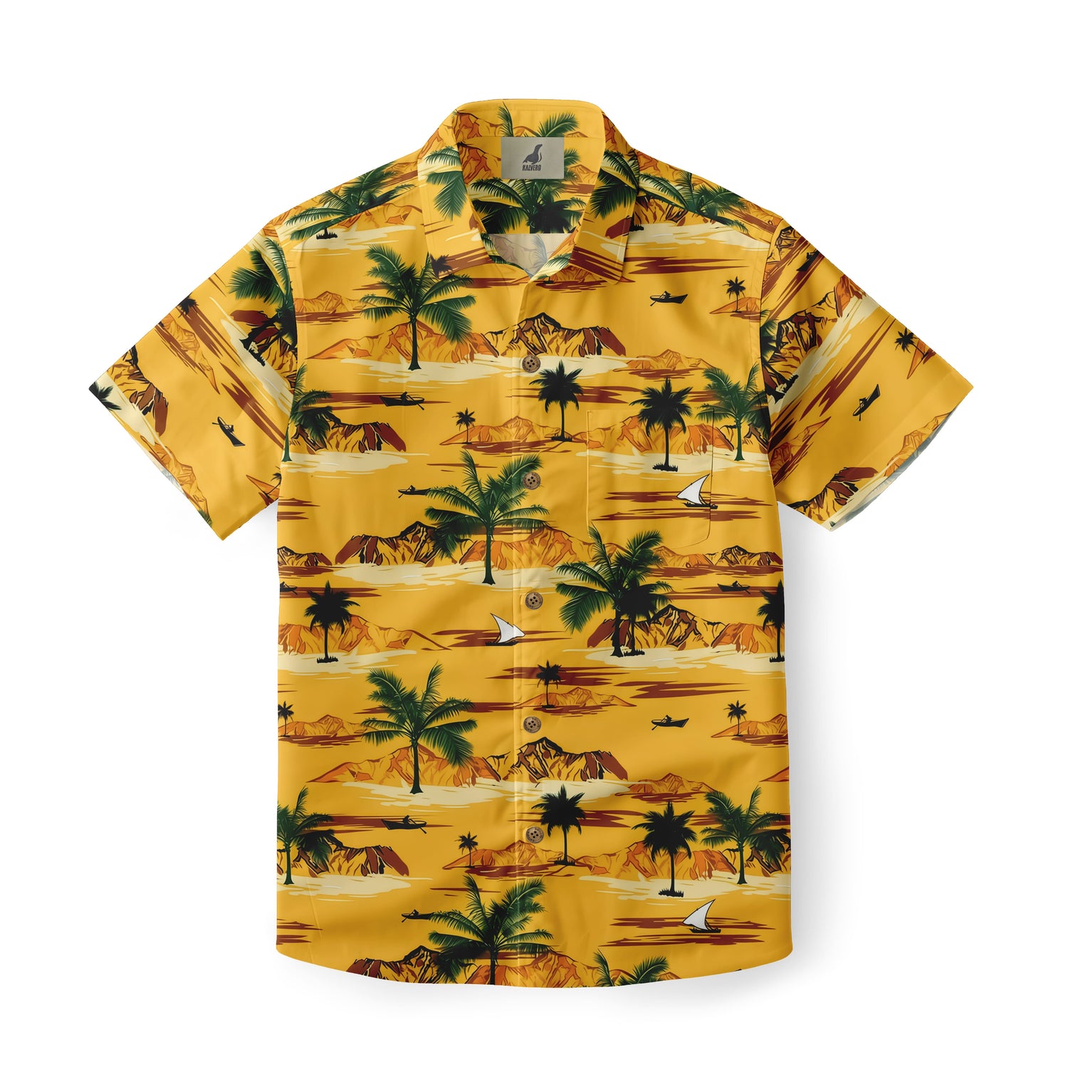 Sunset Island Aloha Shirt