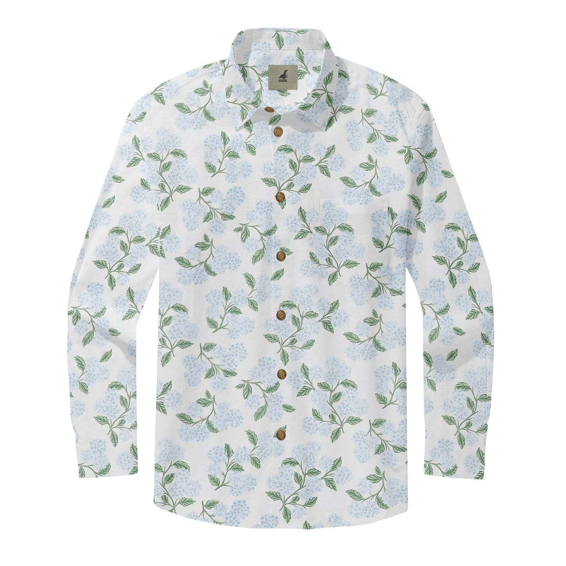 Light Hydrangea Long Sleeve Shirt