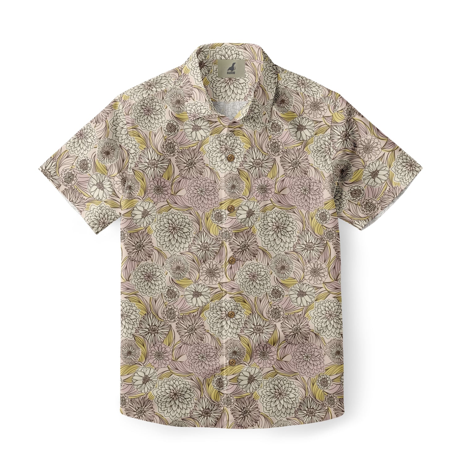 Hydrangea Bloom Aloha Shirt