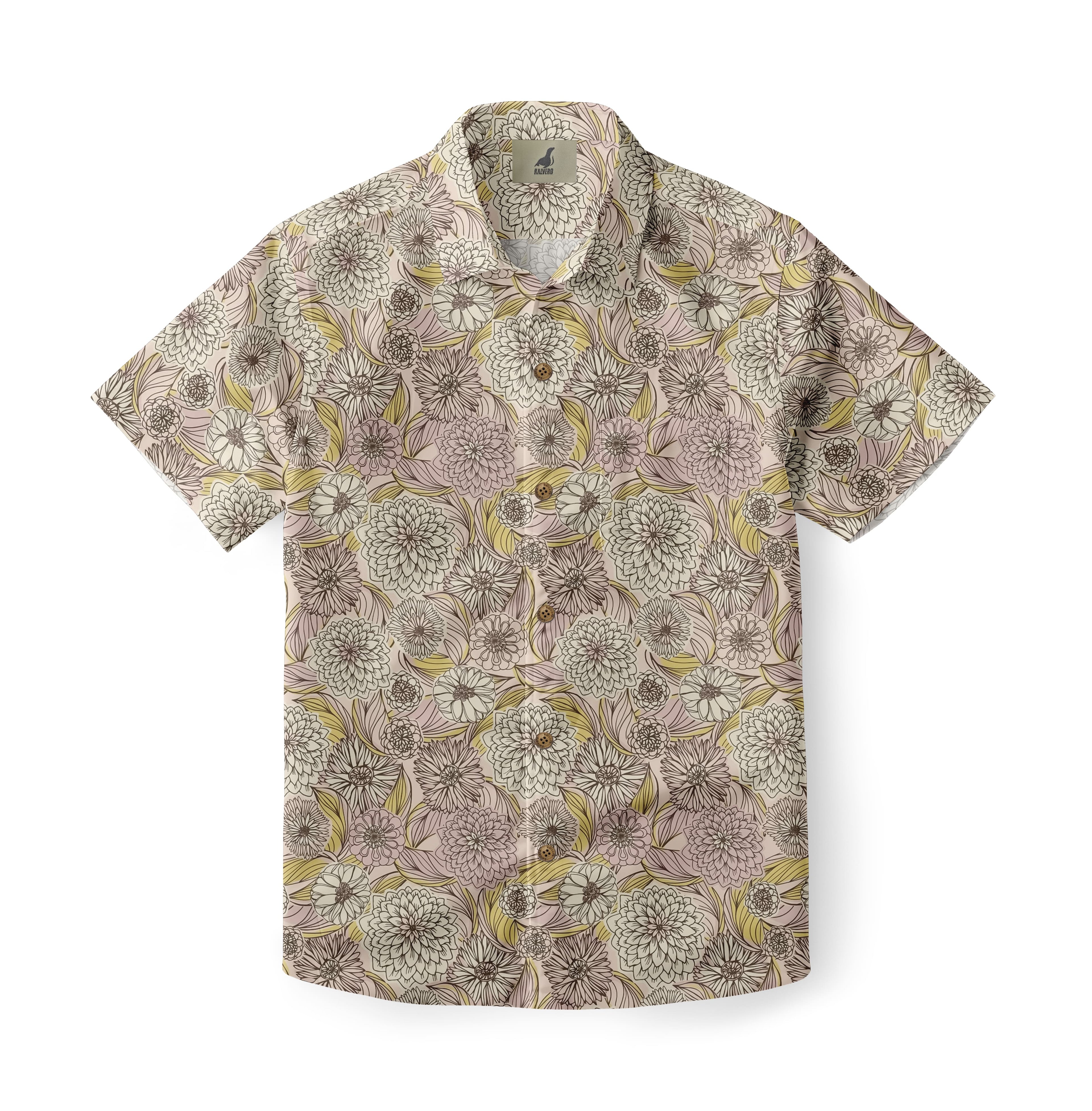 Hydrangea Bloom Aloha Shirt