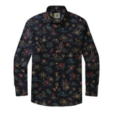 Midnight Island Sketch Long Sleeve Shirt