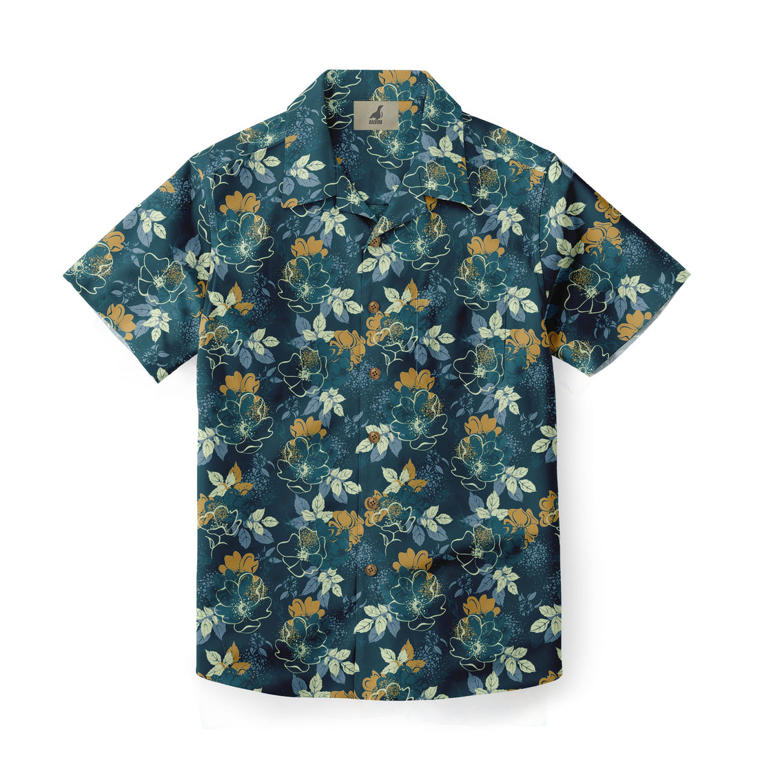 Midnight Bloom Resort Shirt