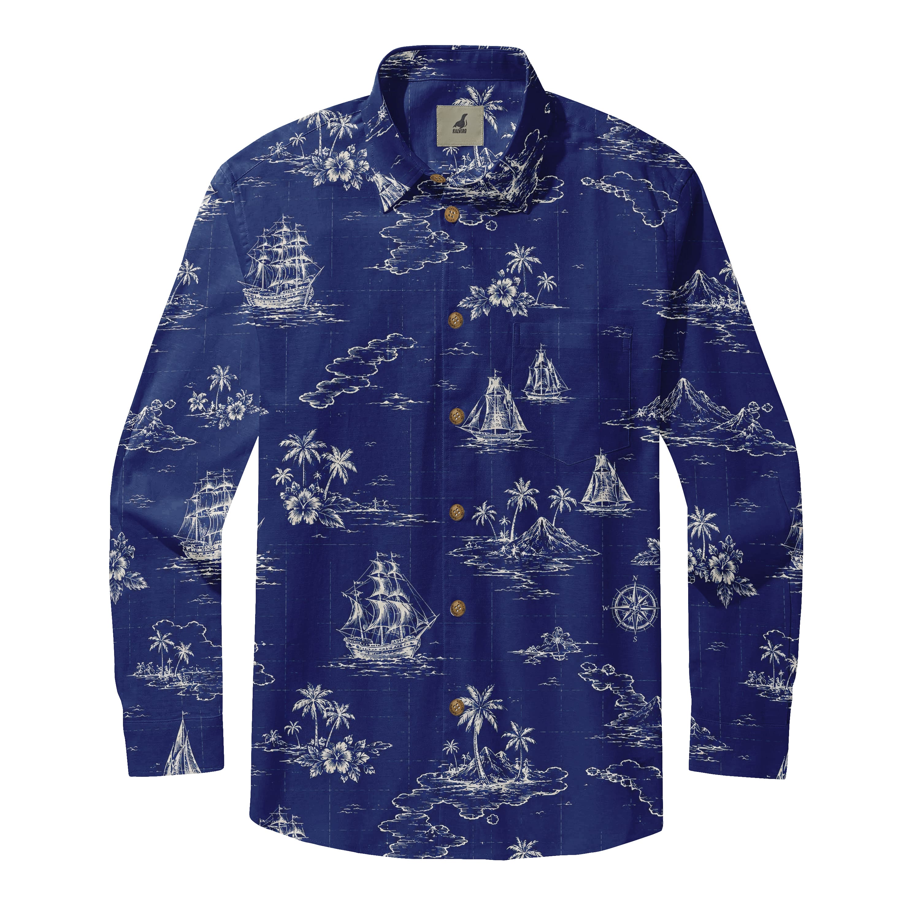 Midnight Navigator Long Sleeve Shirts