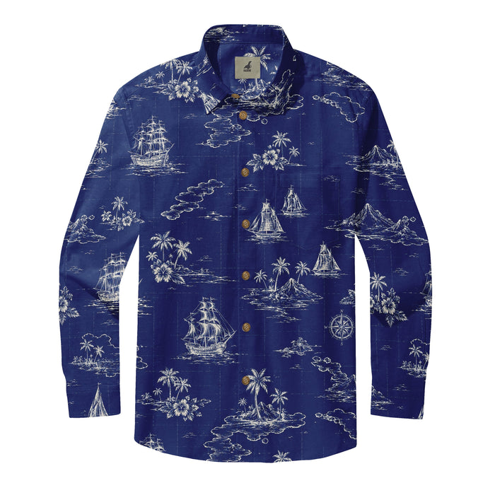 Midnight Navigator Long Sleeve Shirts